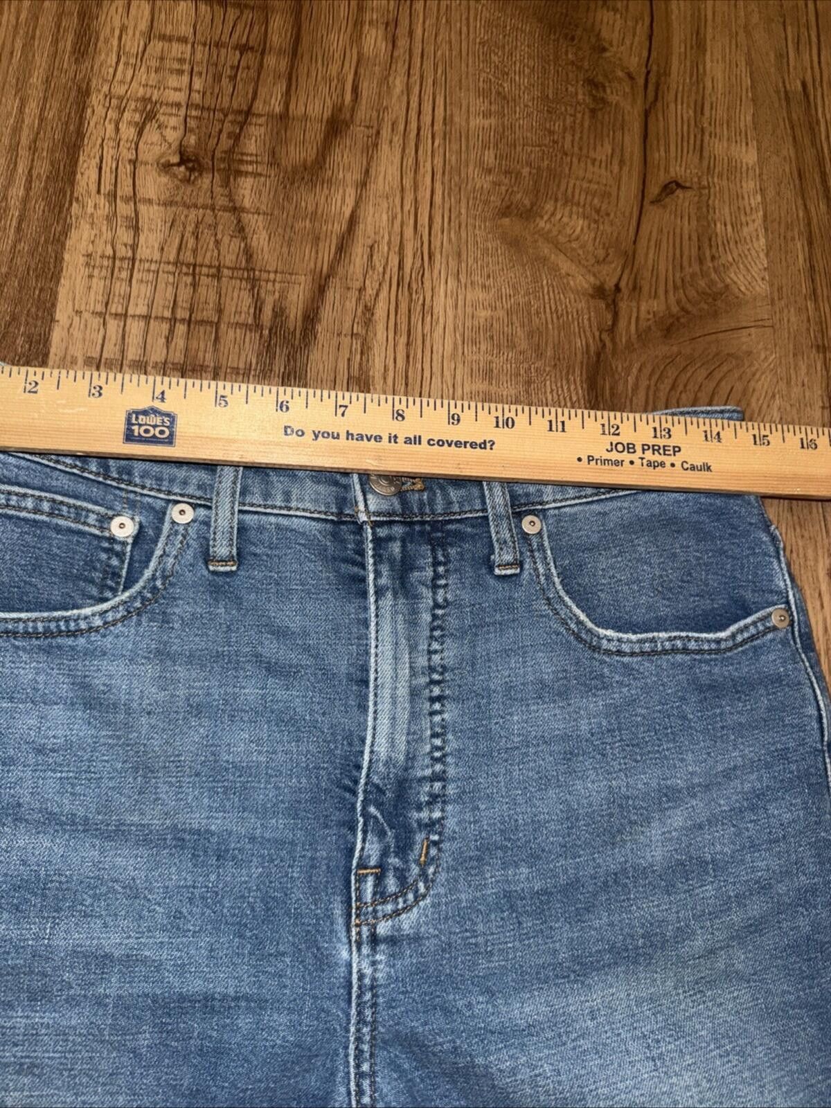 Madewell Madewell Slim Demi Boot Jeans Blue Denim Stretch High Rise Size 27" / US 4 / IT 40 - 4 Thumbnail