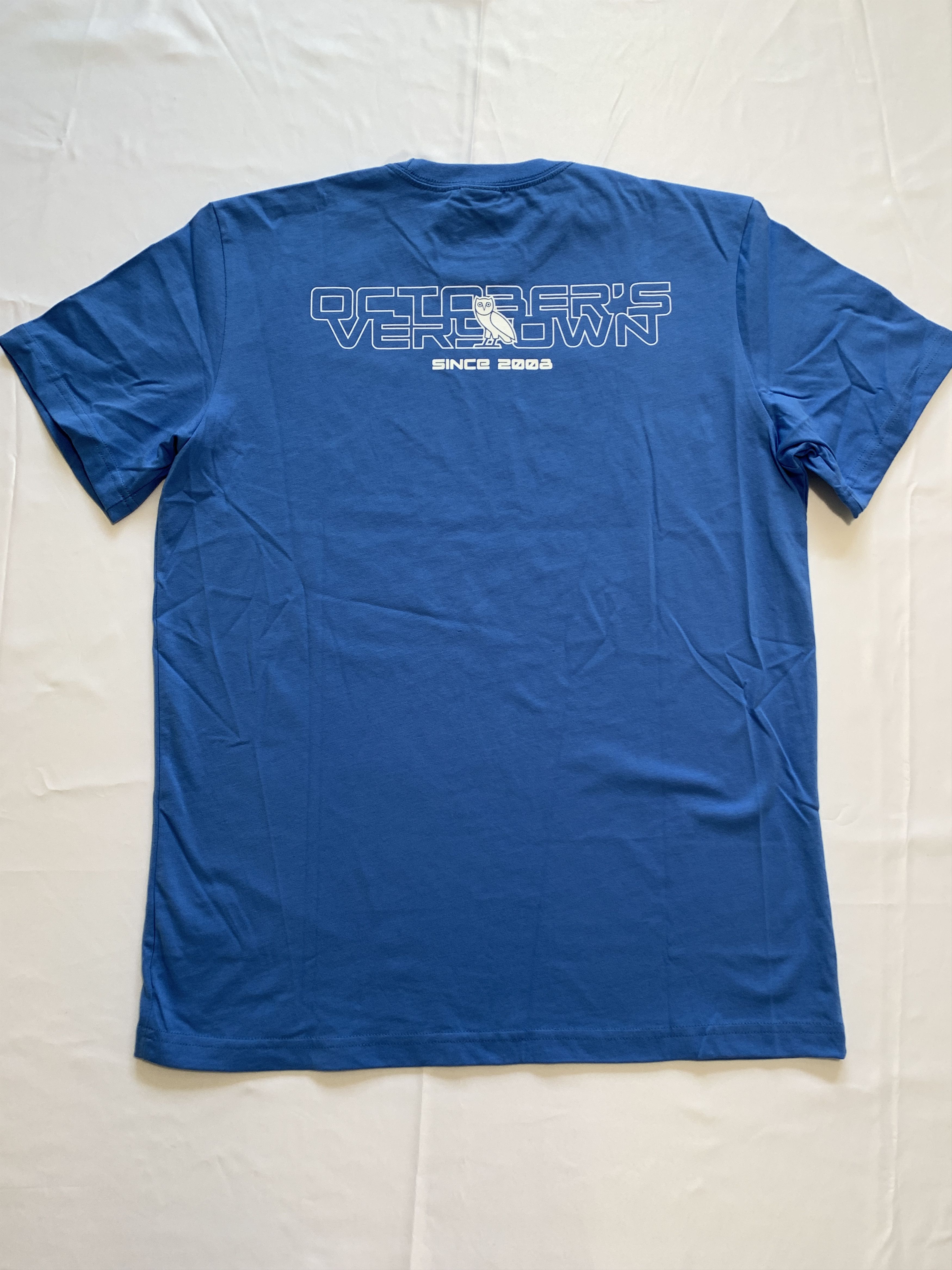 Drake *RARE* OVO Iridescent Grid OG Owl T-shirt Size US XL / EU 56 / 4 - 4 Thumbnail