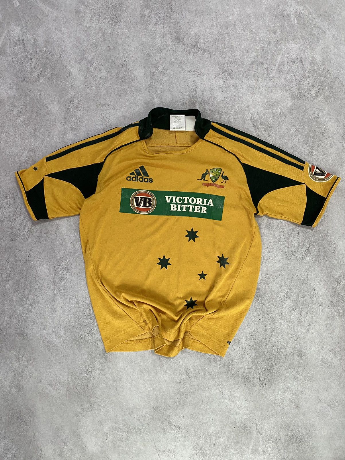 Adidas × Vintage ⚽️ Vintage 90s Jersey Australia NATIONAL CRICKET TEAM Size US M / EU 48-50 / 2 - 1 Thumbnail