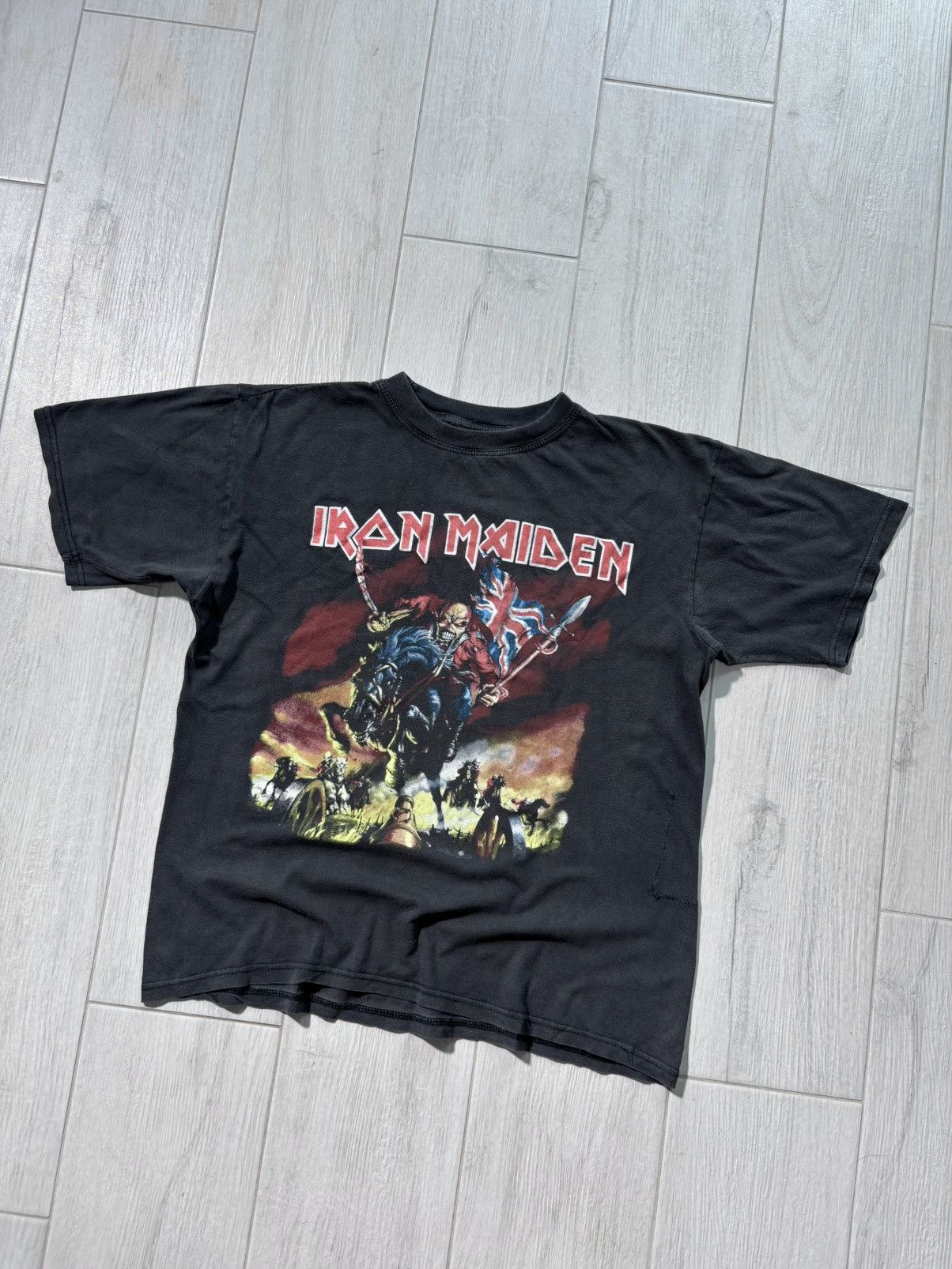 Band Tees Vintage Iron Maiden Tshirt 90’s Boxy Fit Retro Rock Misic Size US M / EU 48-50 / 2 - 1 Thumbnail