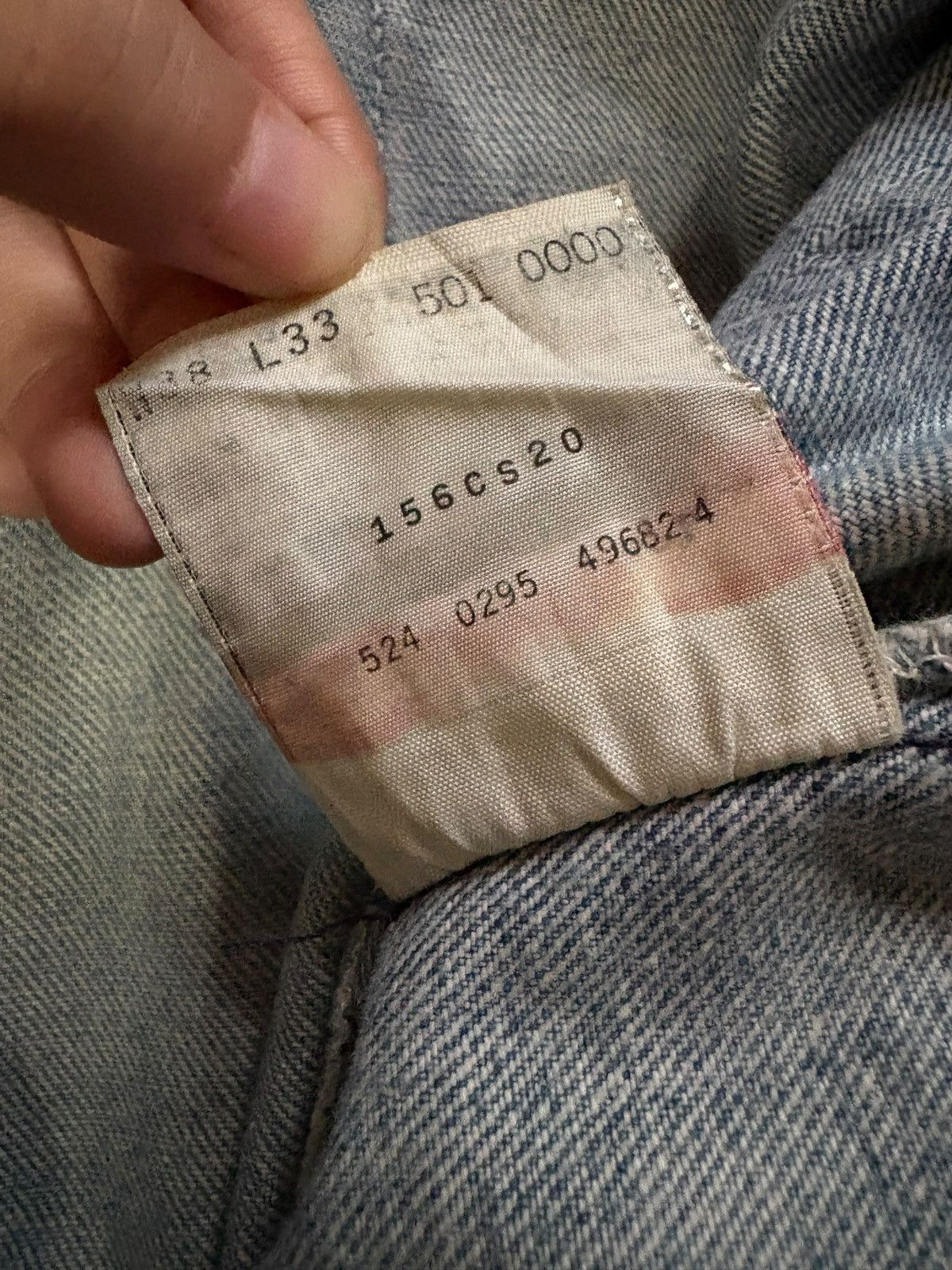 Levi's Vintage 90s Levis 501xx Mud Wash Distressed Baggy Jeans Size US 37 - 10 Thumbnail