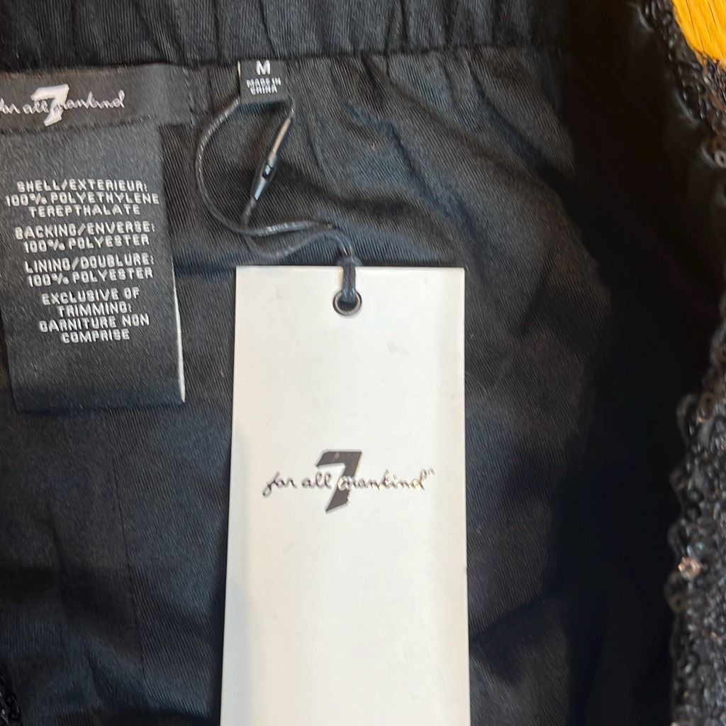 7 For All Mankind 7 For All Mankind Sequined Jogger Pants NWT M Size 28" / US 6 / IT 42 - 8 Thumbnail