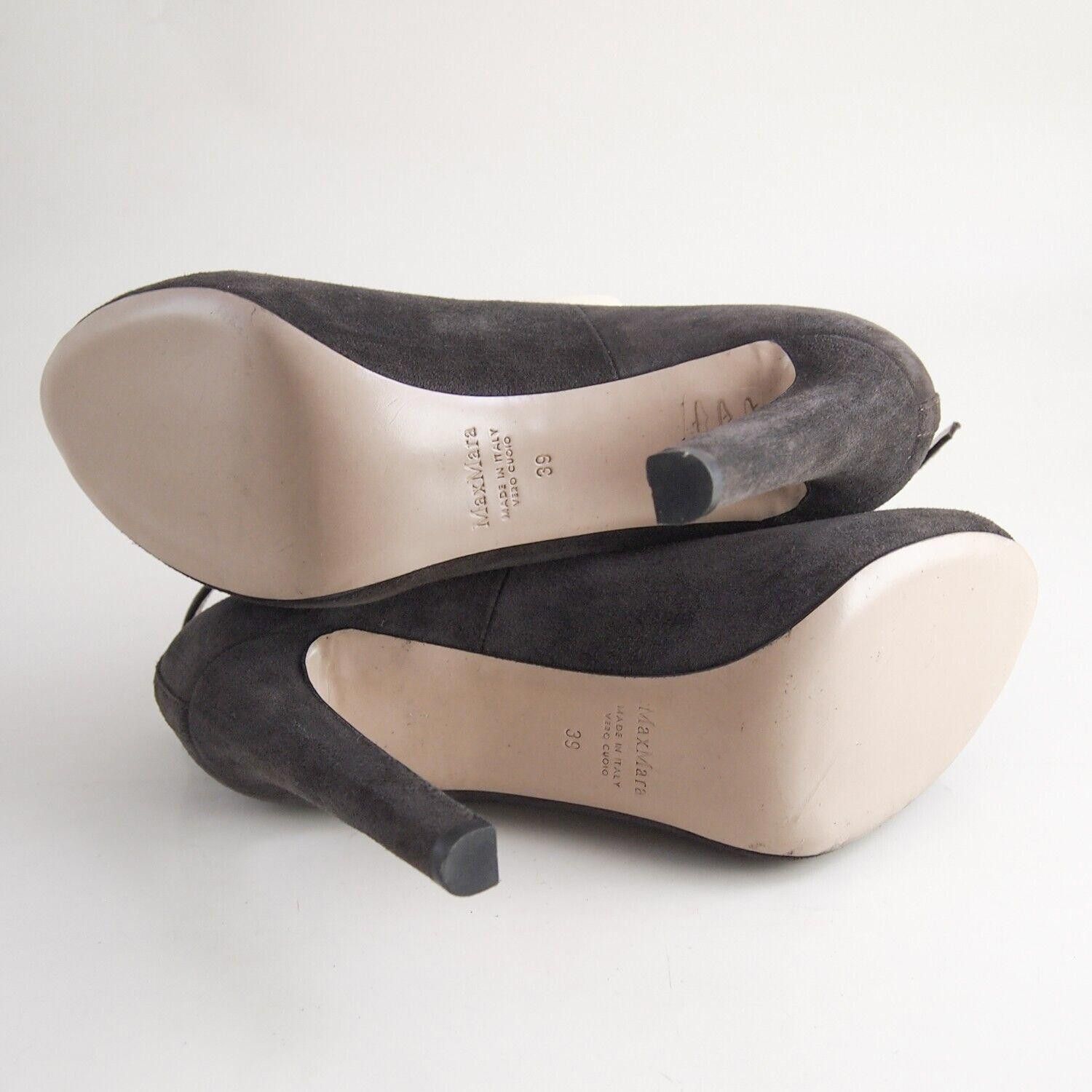 Max Mara Max Mara Open Toe Sandals Brown Suede Womens US 9 EU 39 Size US 9 / IT 39 - 6 Thumbnail