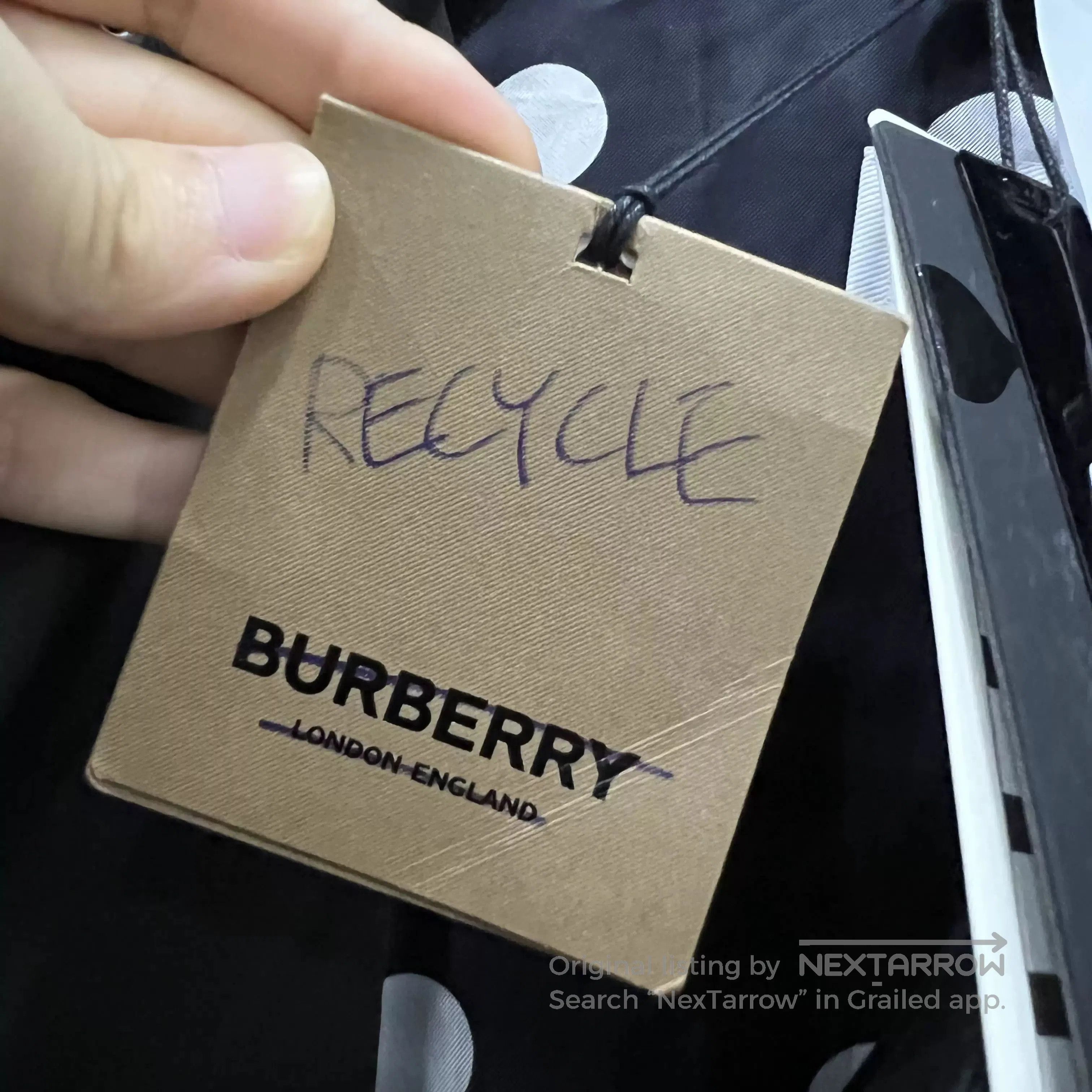 Burberry Burberry Black Double-Breasted Long Trench. Size XXS / US 00 / IT 34 - 6 Thumbnail