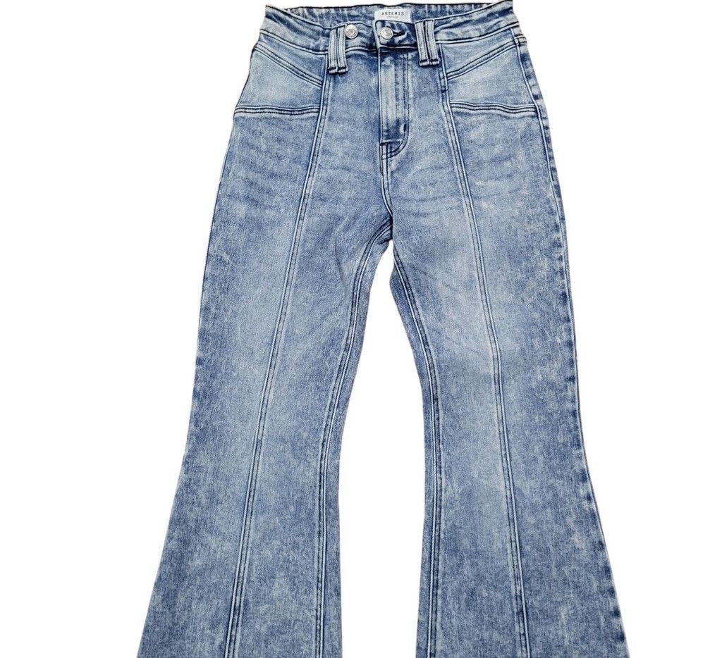 Other Artemis Vintage Eileen Hi-Rise Stretch Flare Jean Size 5/26. Size 26" / US 2 / IT 38 - 4 Thumbnail