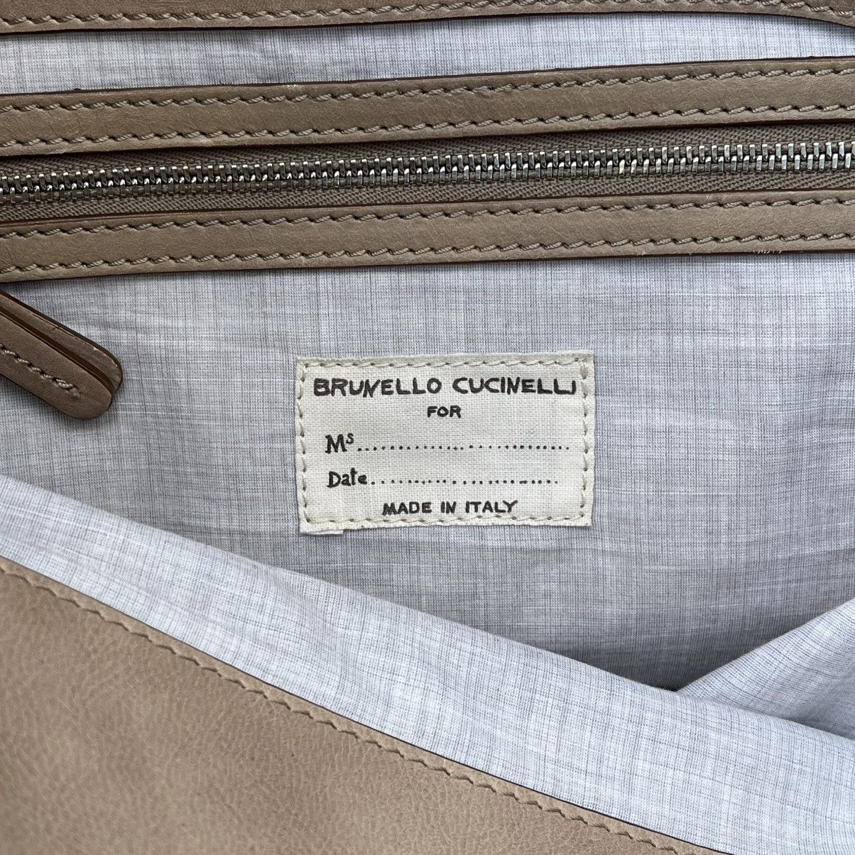 Brunello Cucinelli Brunello Cucinelli Snakeskin-Textured Leather Tote Bag Size ONE SIZE - 14 Thumbnail