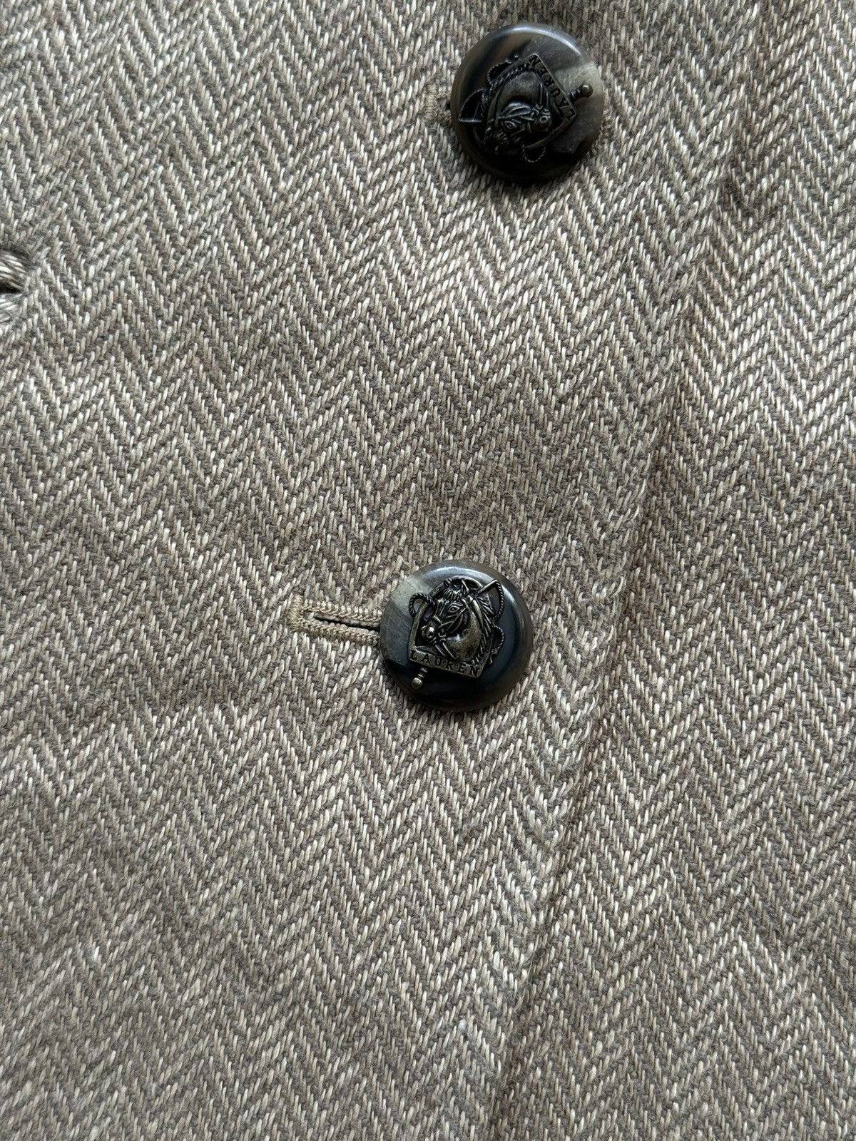 Lauren Ralph Lauren × Ralph Lauren × Vintage Lauren Ralph Lauren tweed blazer Size L / US 10 / IT 46 - 4 Thumbnail