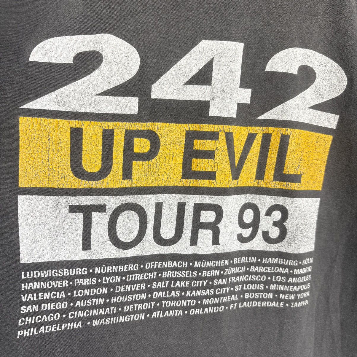 Band Tees Vintage 90s Front 242 Tour Band Tee / DJ Techno / Aphex Twin Size US XL / EU 56 / 4 - 4 Thumbnail