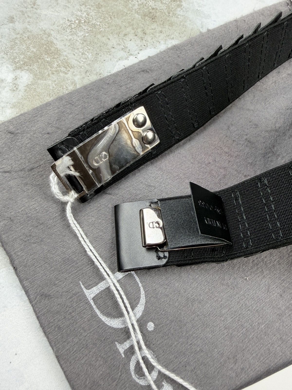 Dior × Hedi Slimane SS03 Dior Homme Follow Me Runway Leather Scale Belt Hedi Size ONE SIZE - 7 Thumbnail