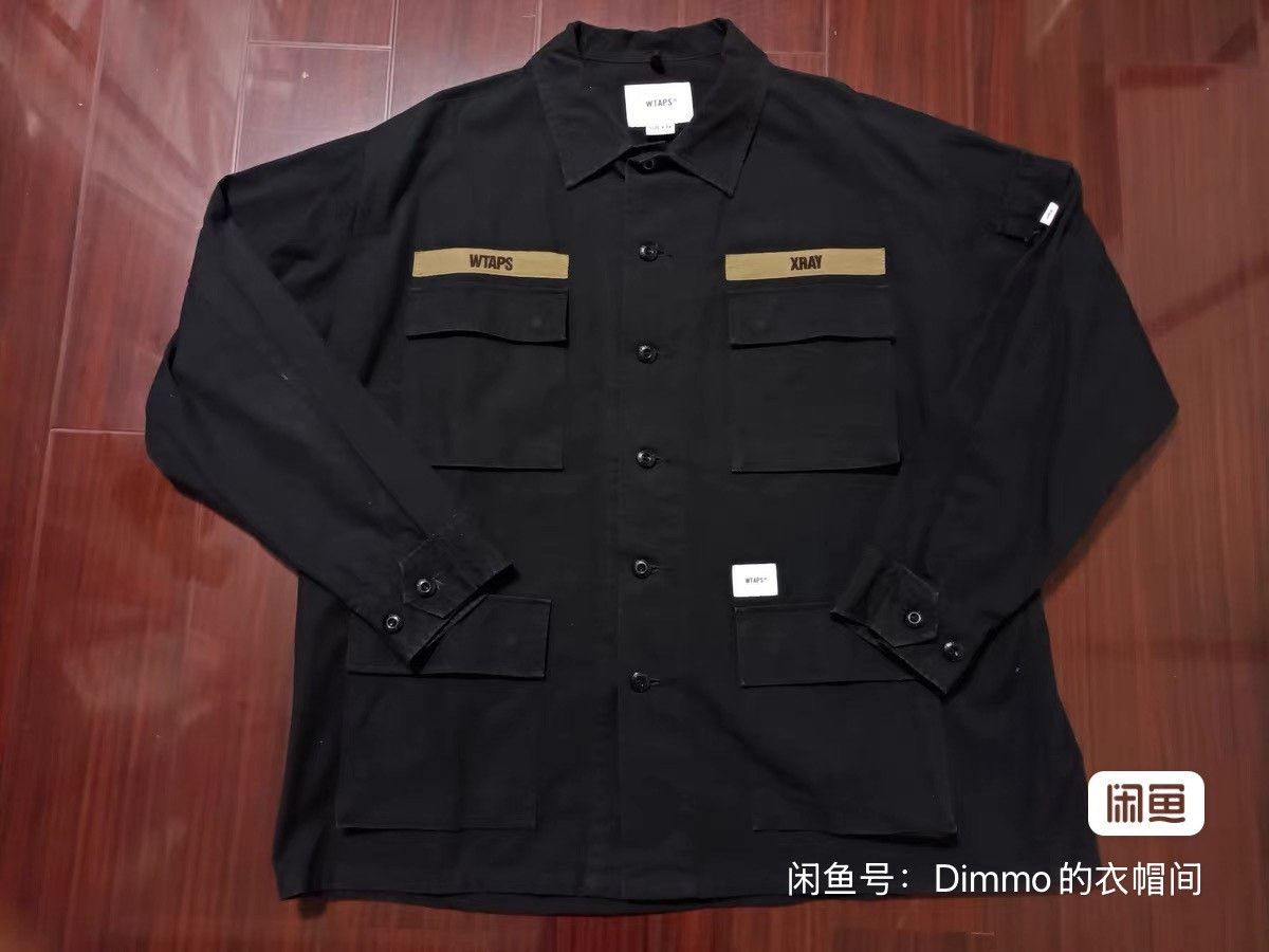 Wtaps Wtaps 19AW Jungle LS Cotton Canvas Shirt Size US XL / EU 56 / 4 - 1 Thumbnail