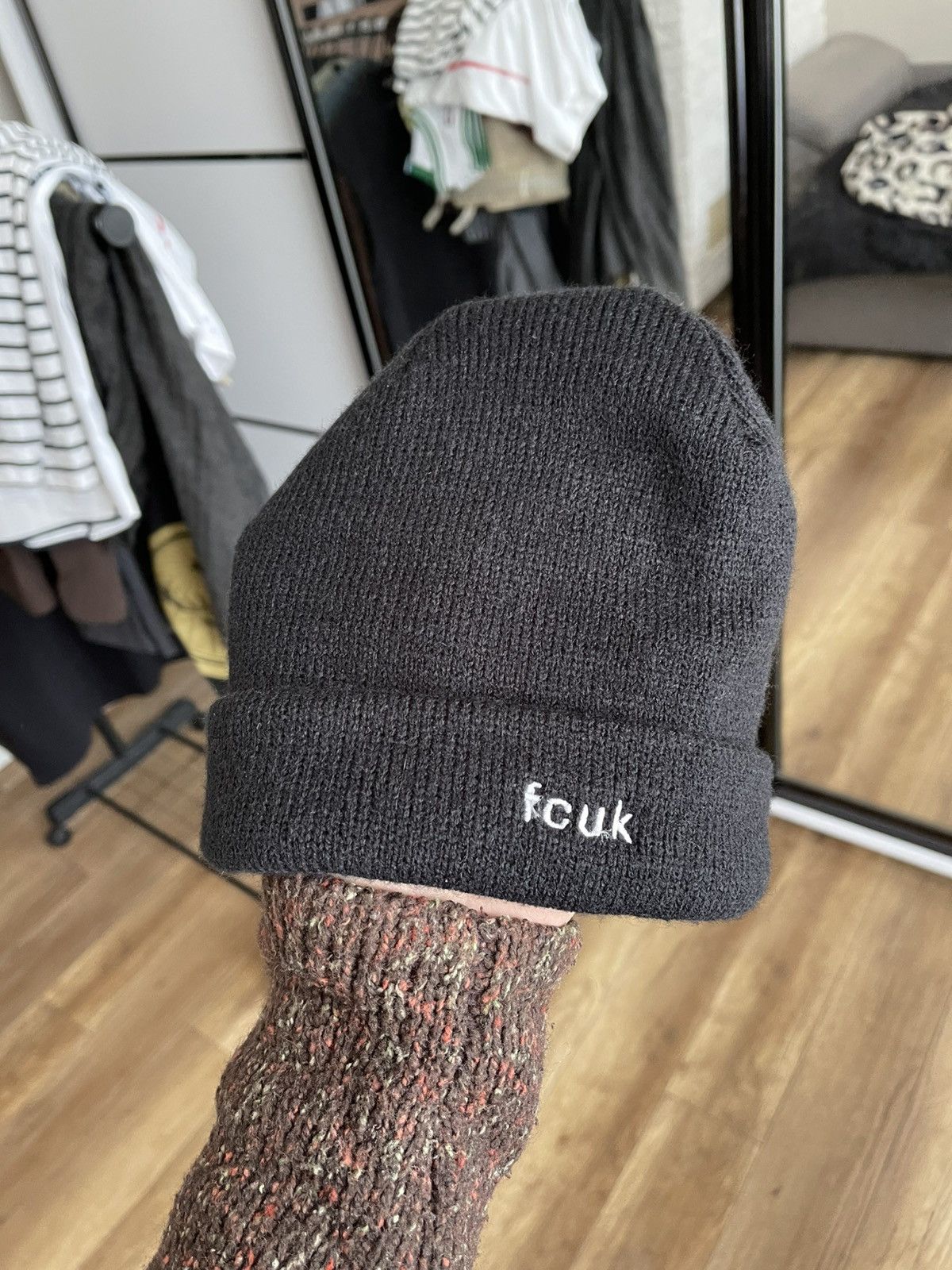 FCUK Fcuk Beanie Hat Size ONE SIZE - 2 Thumbnail