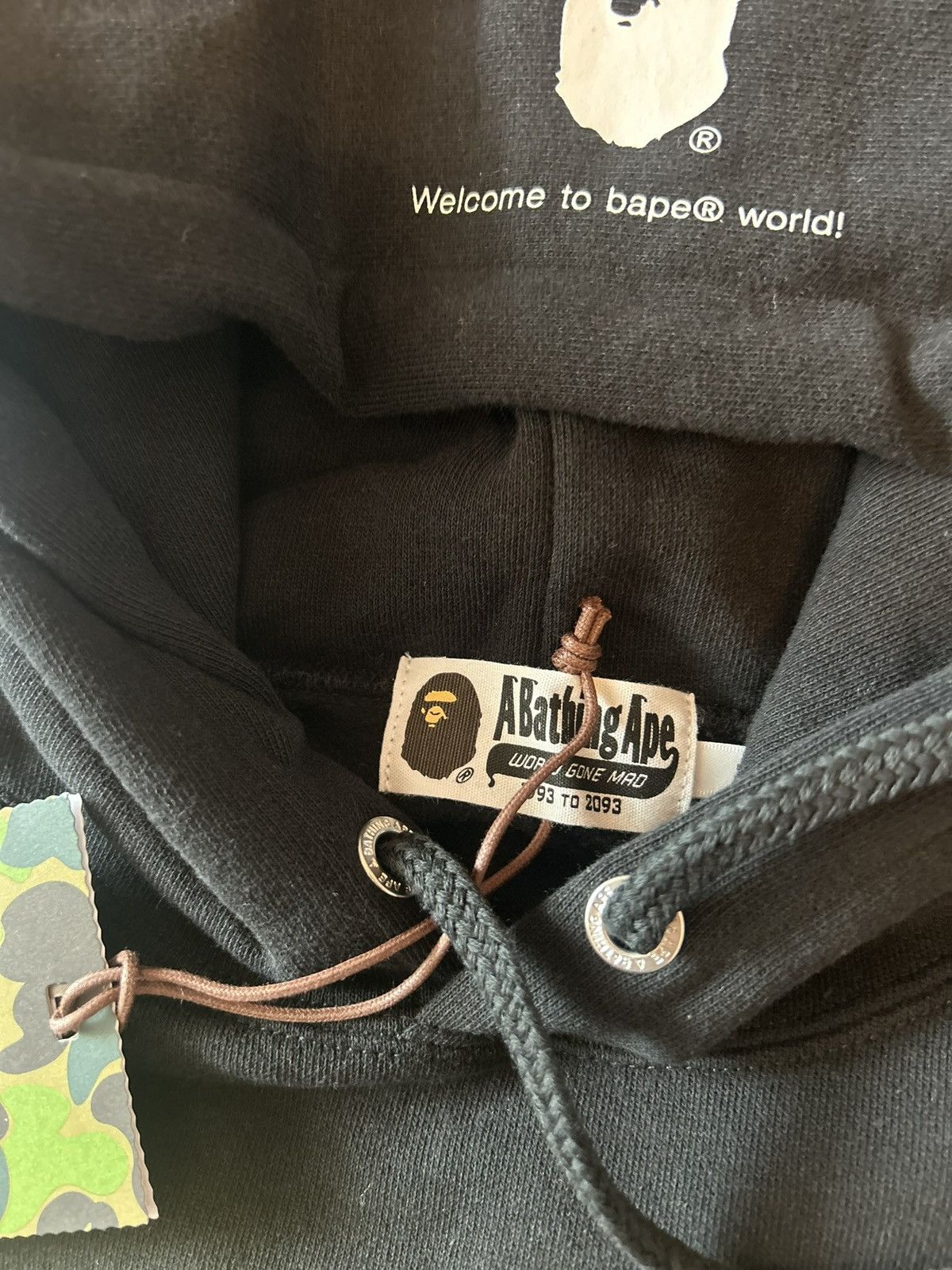 Bape NEW Bape Card Logo Pullover Hoodie Size US XL / EU 56 / 4 - 6 Thumbnail