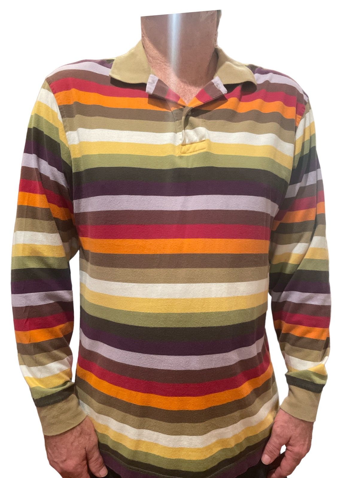Daniel Cremieux Men’s Daniel Cremieux Long Sleeve Polo Shirt Size US L / EU 52-54 / 3 - 2 Thumbnail