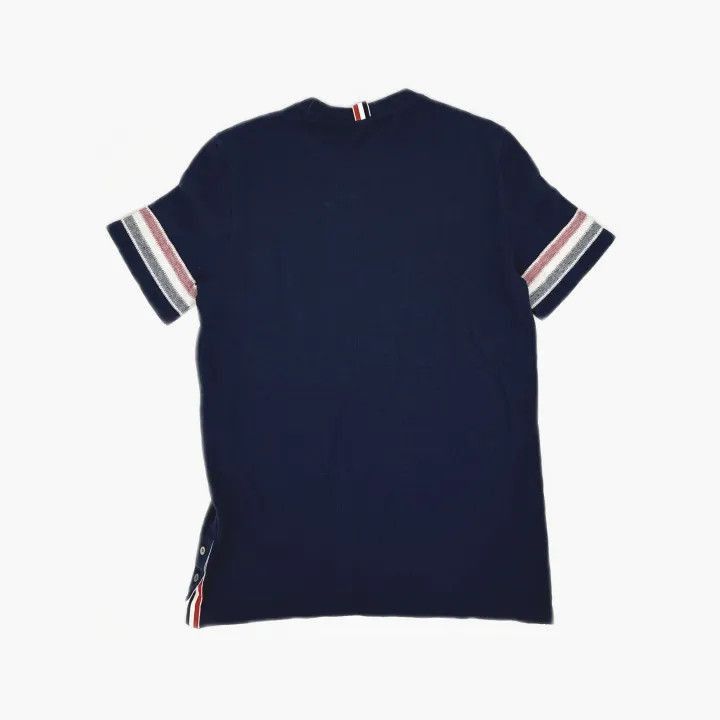 Thom Browne Thom Browne Navy Striped Short Sleeve T-Shirt -2507 Size US M / EU 48-50 / 2 - 2 Thumbnail