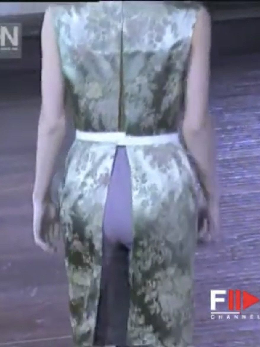 Junya Watanabe F/W 97 Runway Jacquard Open Back Dress Size ONE SIZE - 7 Thumbnail
