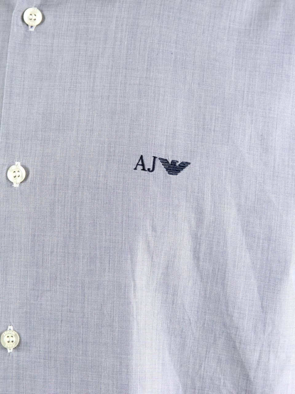 Armani ARMANI JEANS Cotton shirt with logo Size US XXL / EU 58 / 5 - 5 Thumbnail