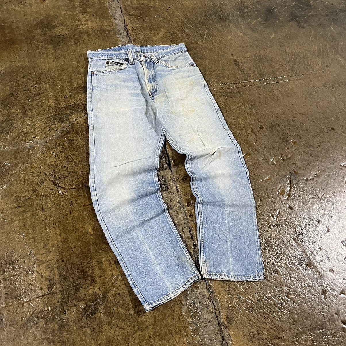 Levi's × Vintage Crazy Vintage Levi's Faded Light Wash Essential Jeans Size US 31 - 8 Thumbnail