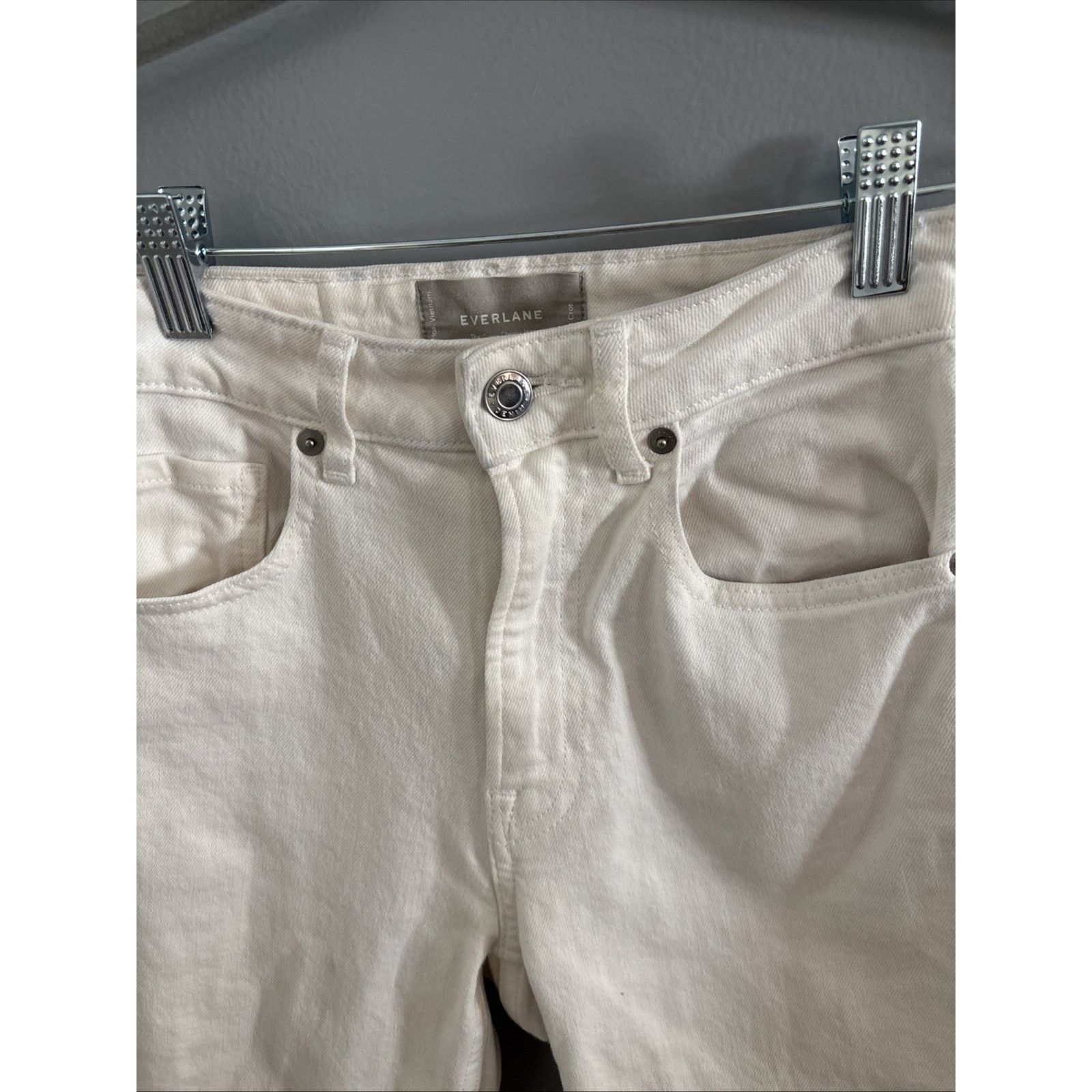 Everlane Everlane White Jean 24 Crop Size 24" / US 00 / IT 34 - 2 Thumbnail