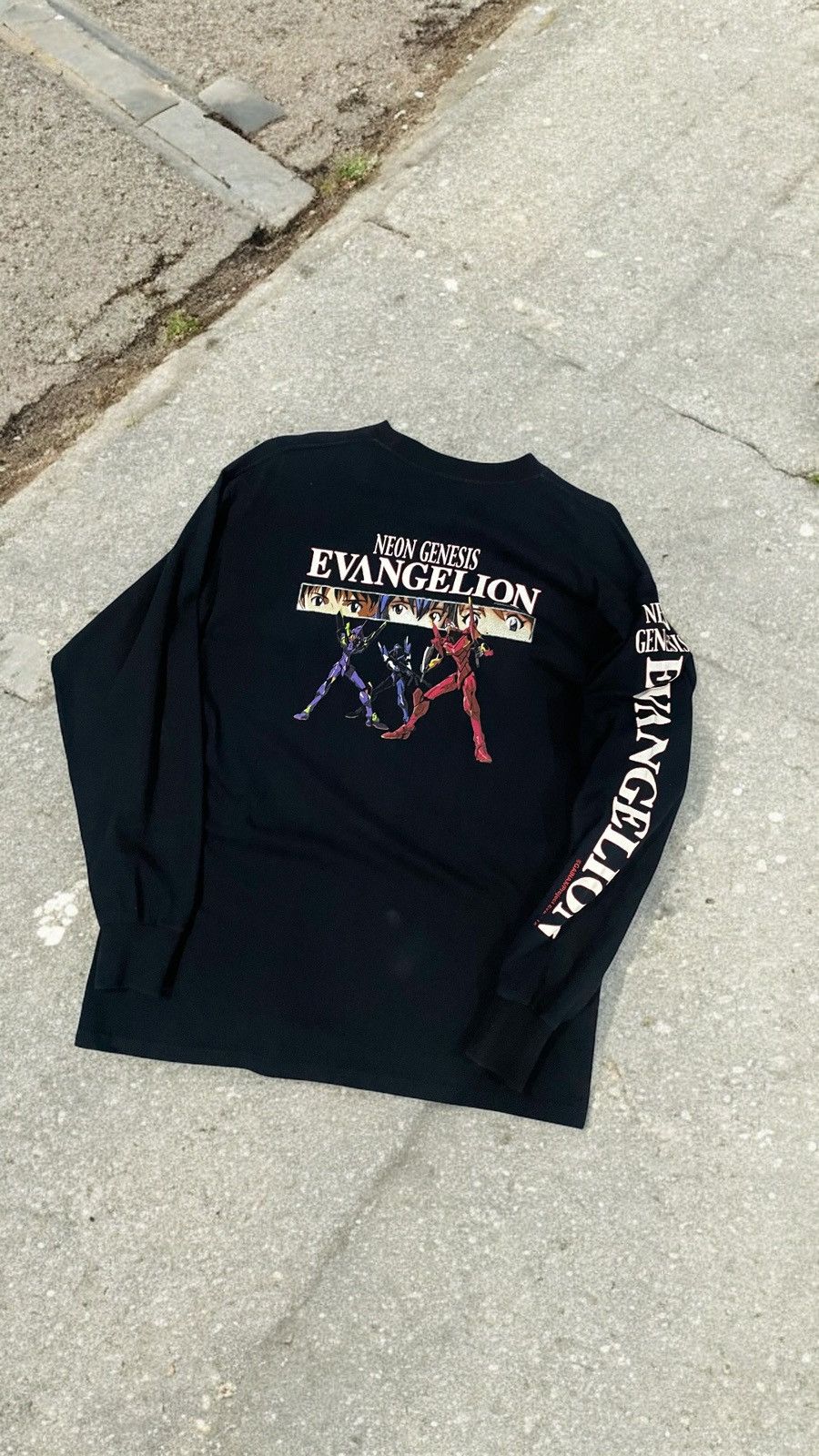 Vintage Longsleeve Tee Anime - Neon Genesis Evangelion 1998