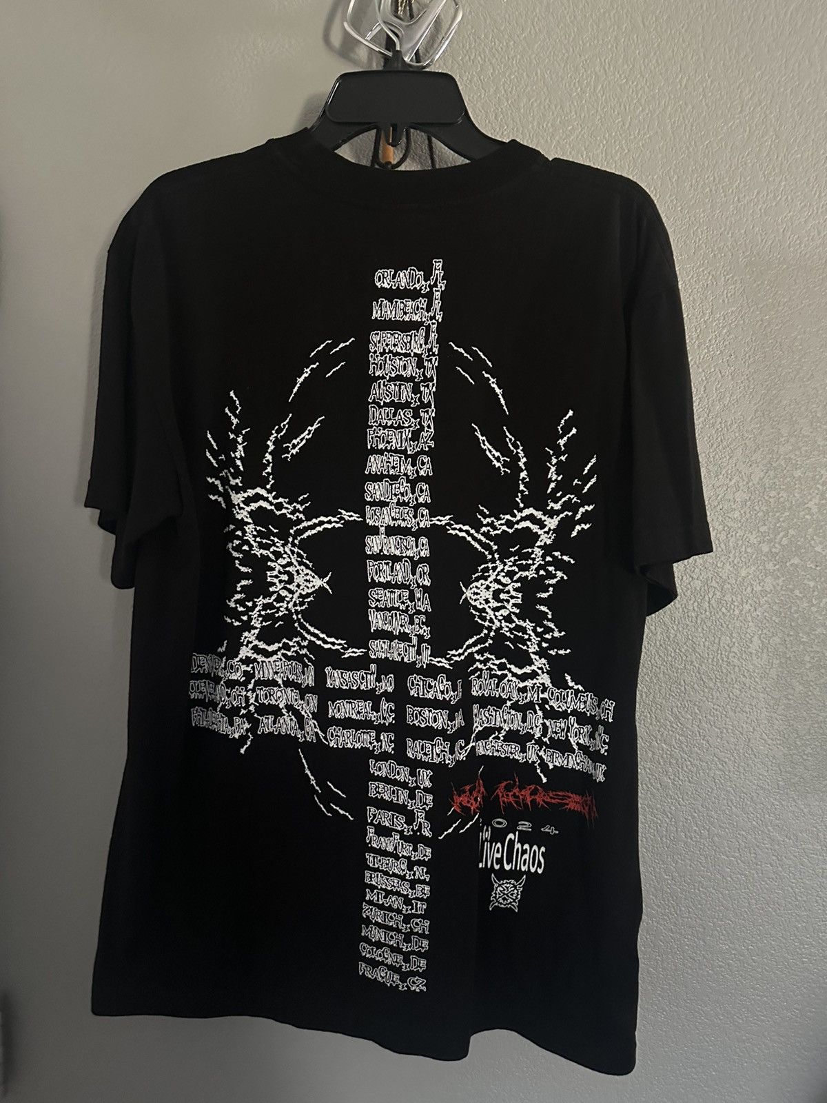 Band Tees Ken Carson A Great Chaos Tour Shirt Size US M / EU 48-50 / 2 - 2 Thumbnail