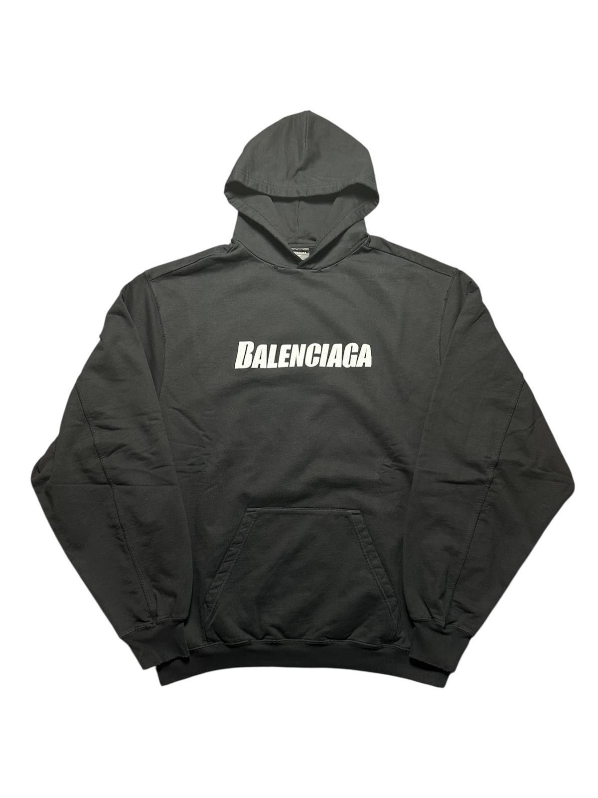 Balenciaga Balenciaga caps logo hoodie black S New Size US S / EU 44-46 / 1 - 1 Thumbnail