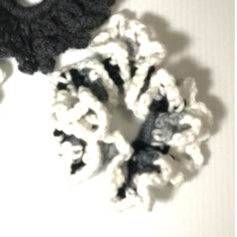 Handmade NWT Handmade Crocheted Scrunchie by Dawny Set of 3 Size ONE SIZE - 4 Thumbnail