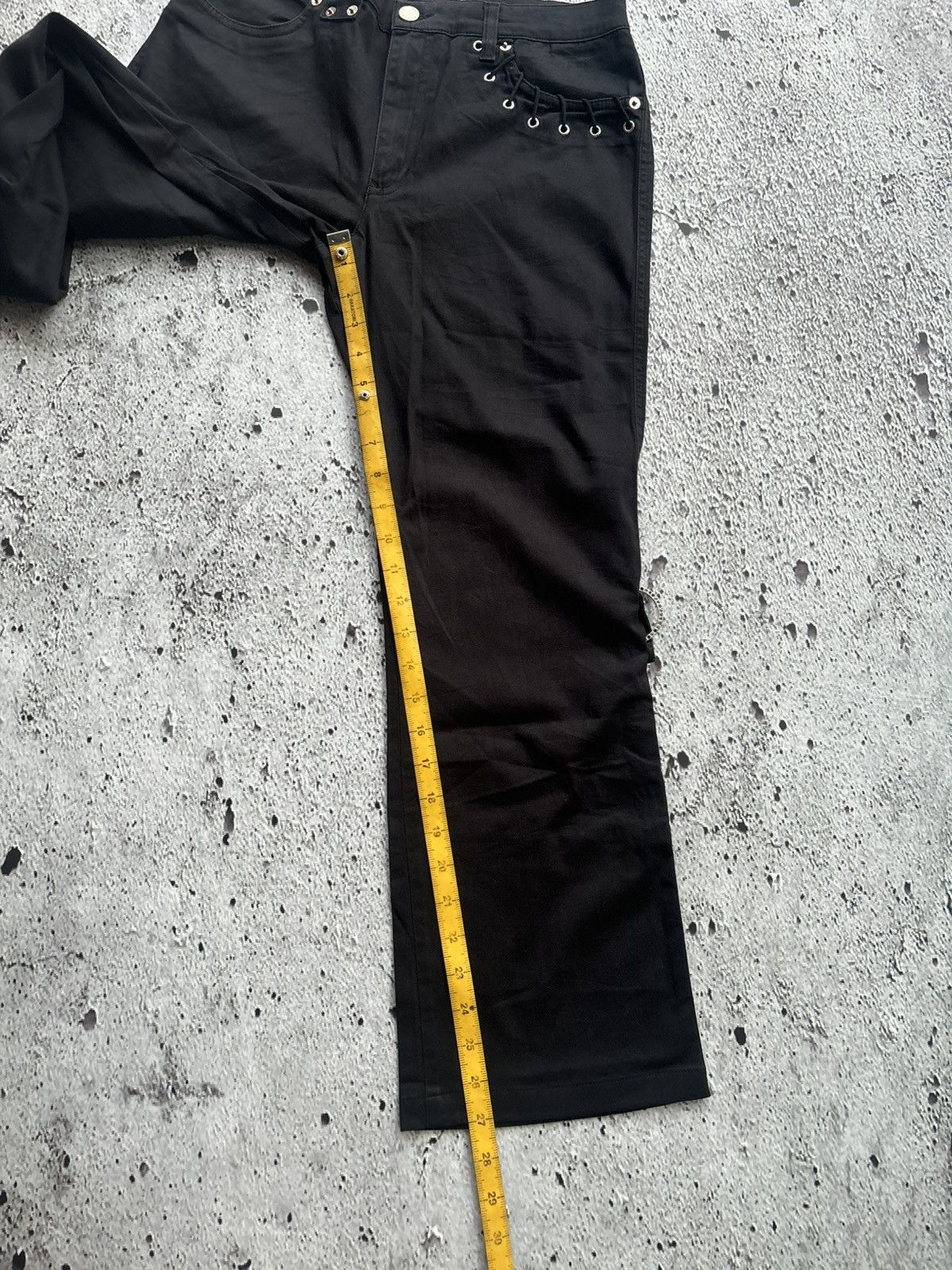 Le Grande Bleu (L.G.B.) Y2k rocobarocco black Lgb style pants Size US 28 / EU 44 - 12 Thumbnail