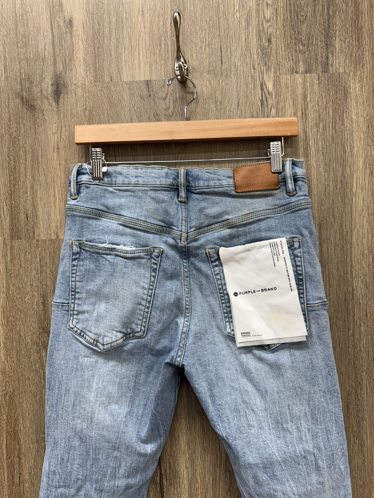 Purple Purple Brand Blue Denim Jeans Size US 32 / EU 48 - 7 Thumbnail