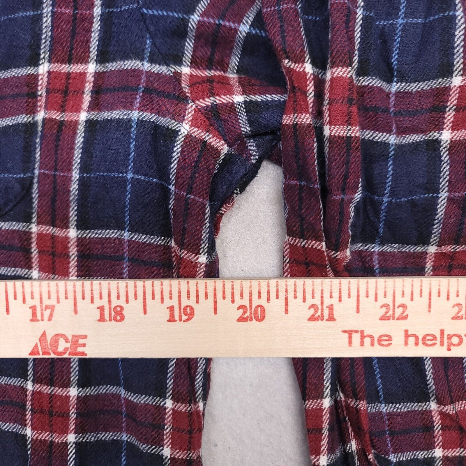 Saddlebred Saddlebred Tartan Flannel Shirt Mens Size Medium M Blue Red Size US M / EU 48-50 / 2 - 8 Thumbnail