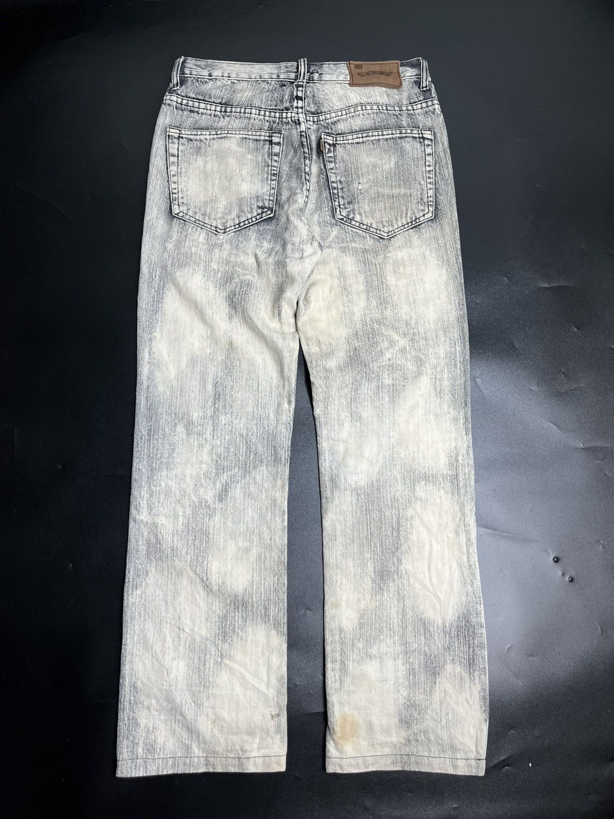 If Six Was Nine × Japanese Brand × Le Grande Bleu (L.G.B.) Japanese Bernings Sho Poem skulls punk Size US 31 - 4 Thumbnail