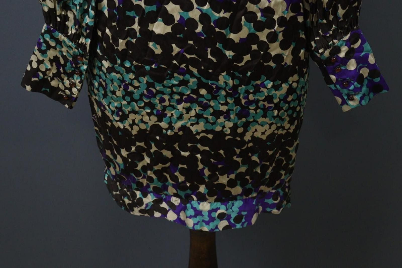 Missoni Missoni Multicolor Polka Dot 100% Cowl Shift Dress Size 6 Size M / US 6-8 / IT 42-44 - 11 Thumbnail