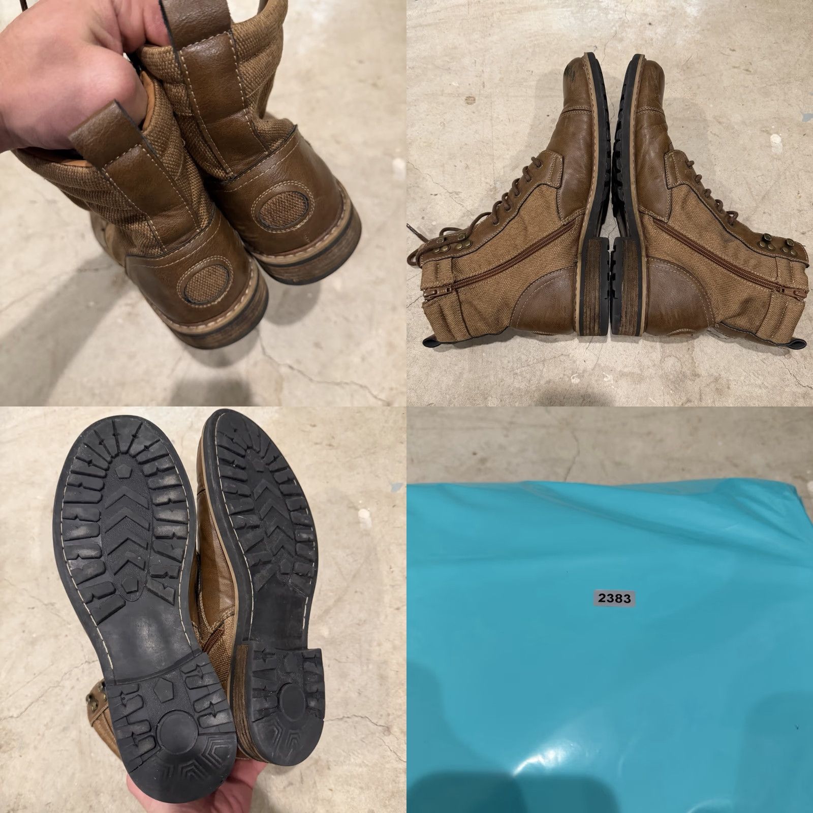 Vintage VINTAGE J75 GARRET Cap-Toe Jump Boots Men 10.5 Brown Tan Military Style Boots Size US 11 / EU 44 - 8 Thumbnail