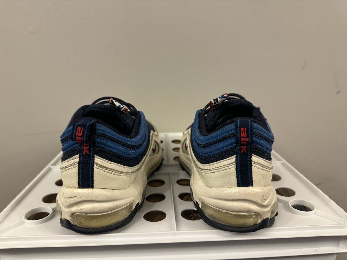 Nike Nike Air Max 97 Pull Tab Obsidian White Size US 9.5 / EU 42-43 - 9 Thumbnail