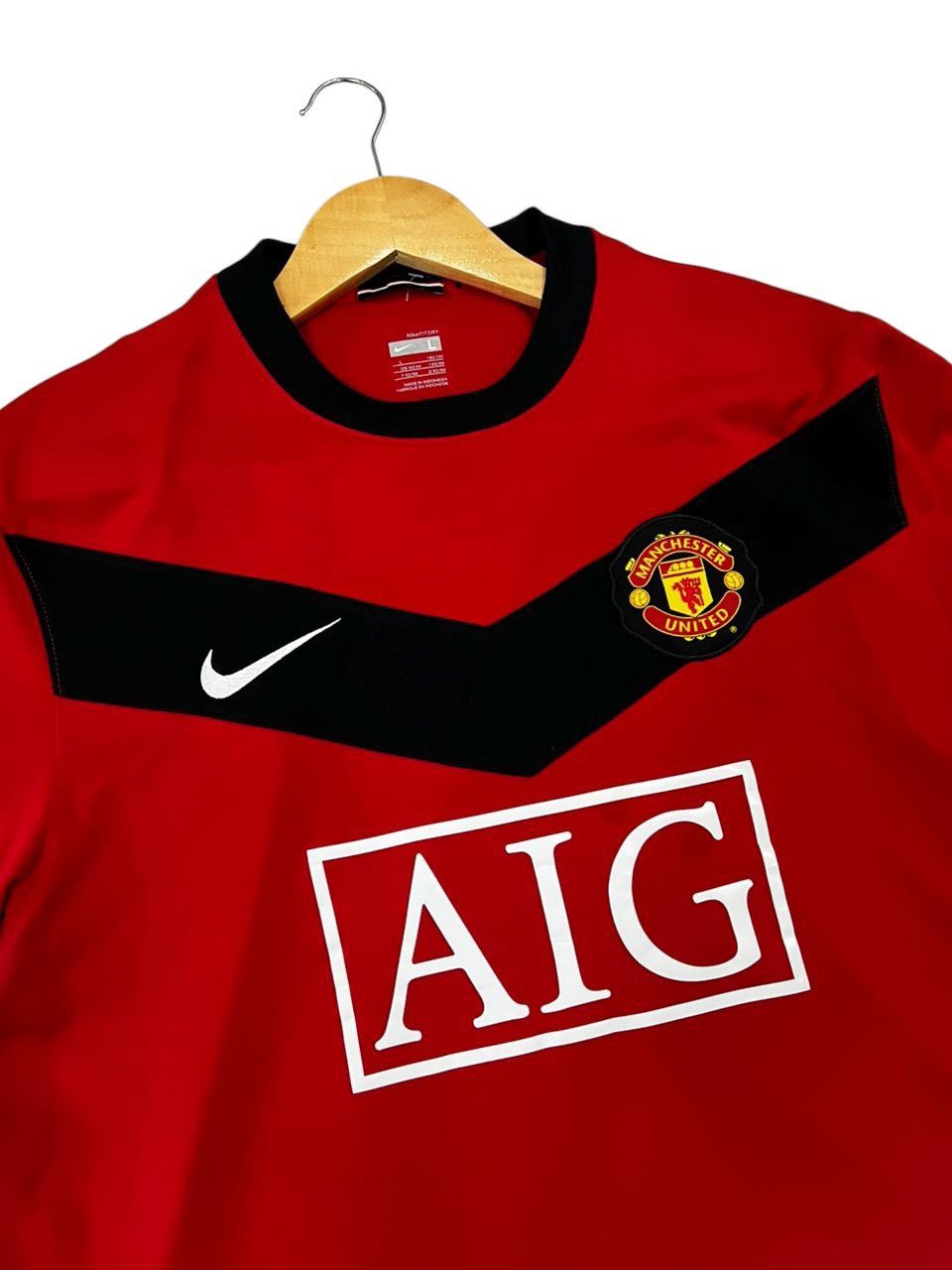 Vintage Man United 2009-2010 Home Jersey Size US L / EU 52-54 / 3 - 3 Thumbnail