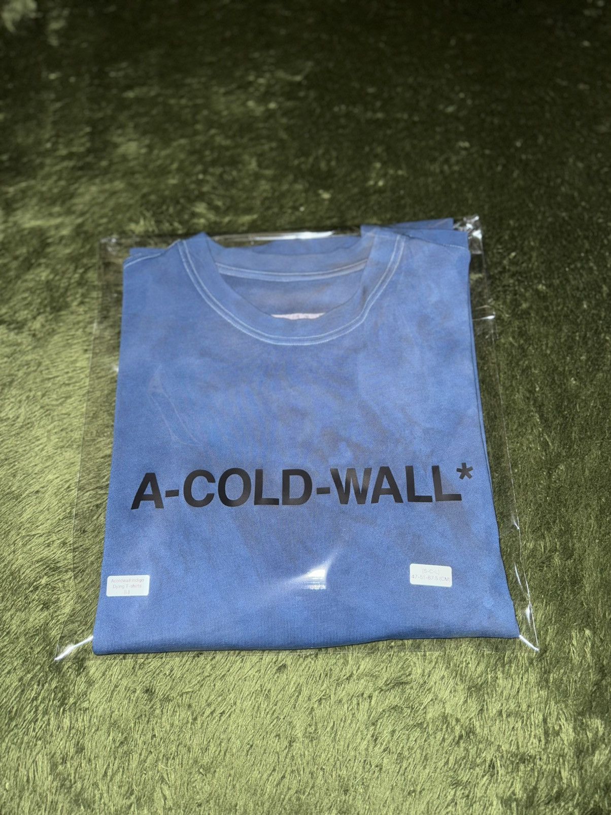 A-COLD-WALL* [L] A-COLD-WALL Rubber Logo Hand-Dyed Soft Touch T-Shirt Size US L / EU 52-54 / 3 - 11 Thumbnail