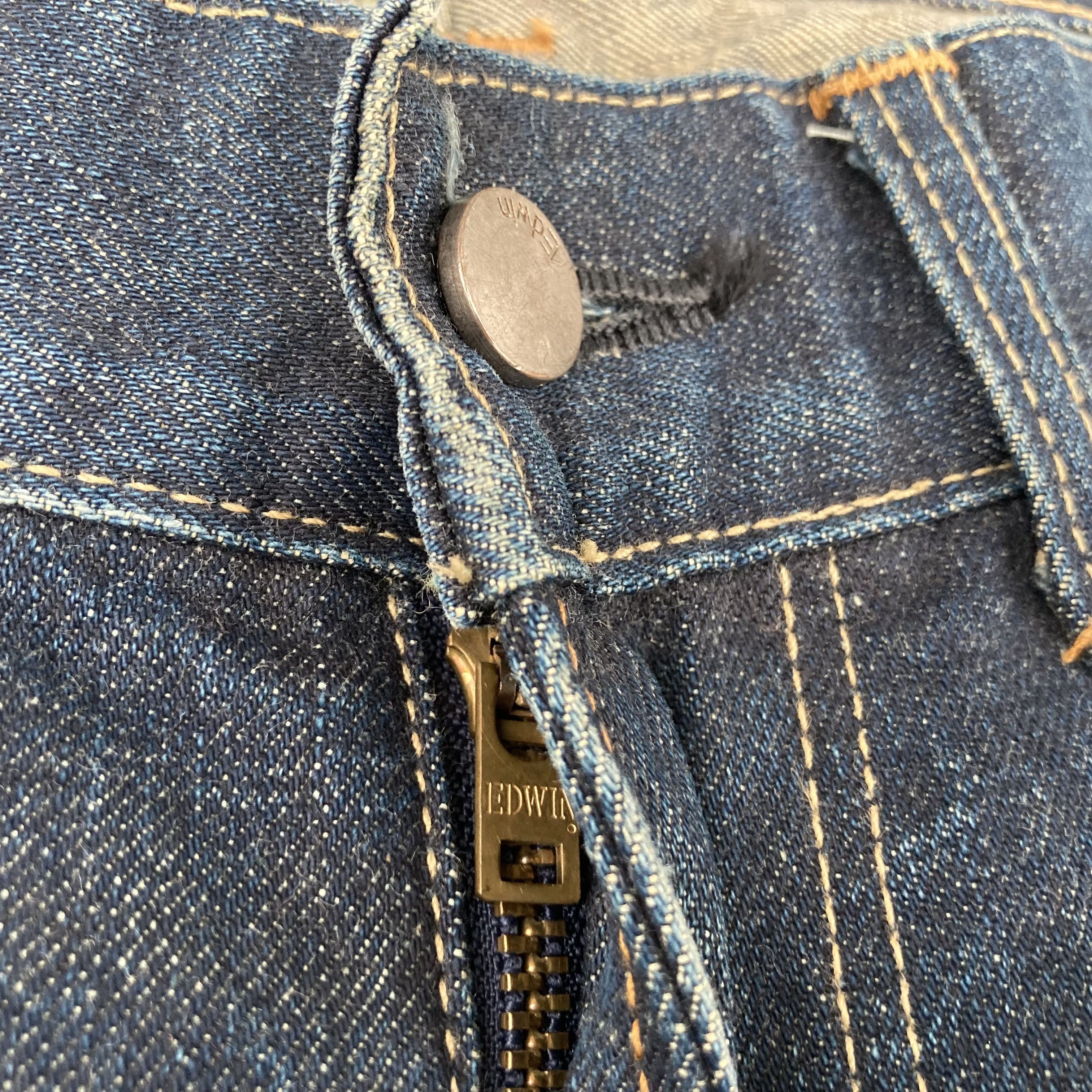 Edwin Vtg Edwin 503 SD Super Flare Denim Bootcut Jeans Size US 34 / EU 50 - 4 Thumbnail