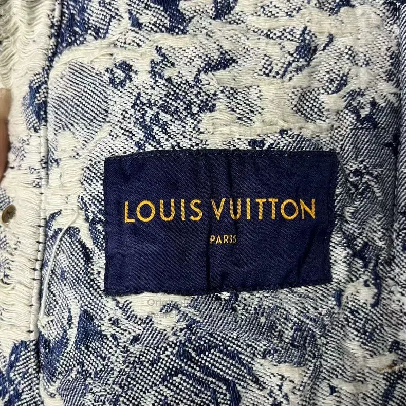 Louis Vuitton Louis Vuitton Blue plant flower full print long sleeve den Size US M / EU 48-50 / 2 - 2 Thumbnail