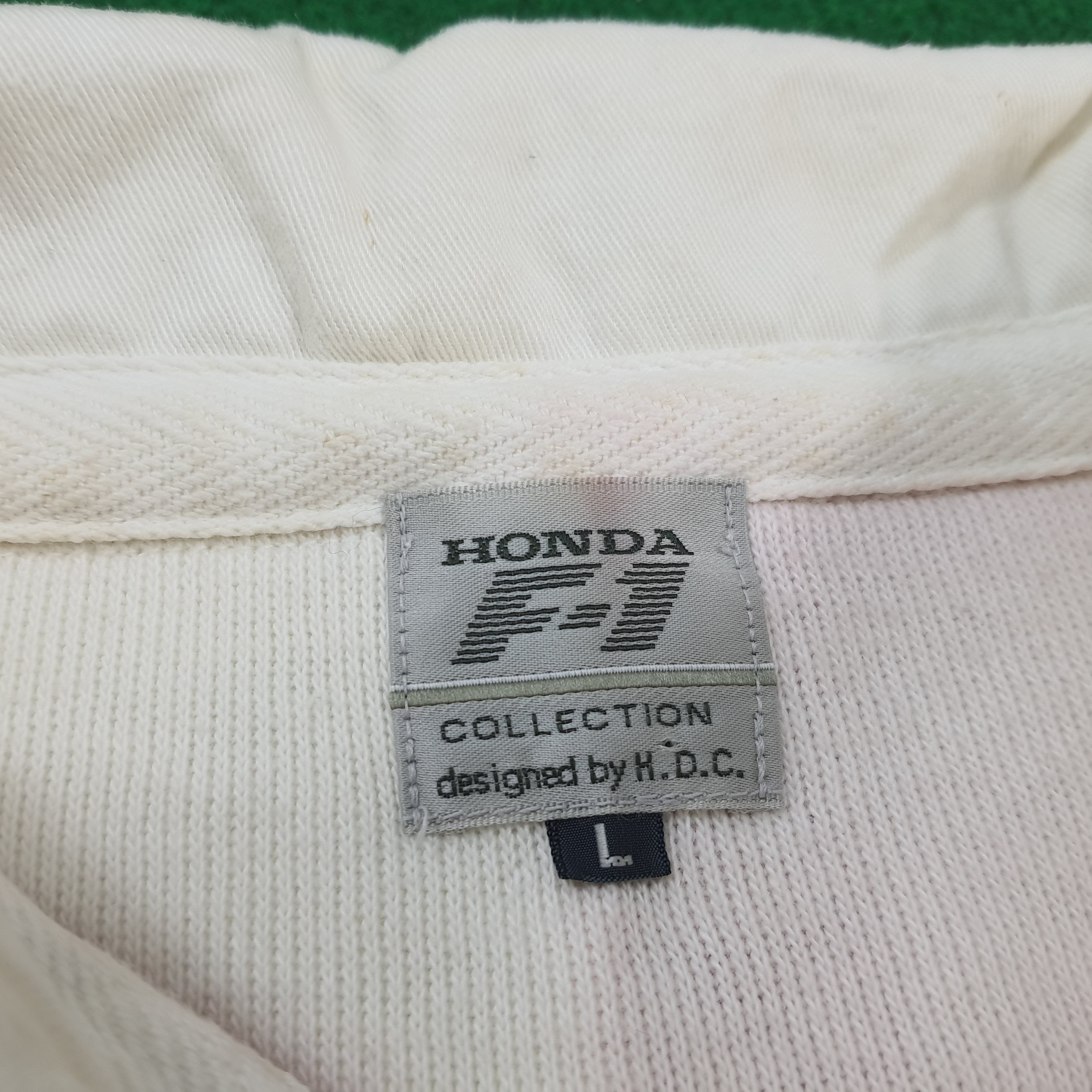 Honda × Japanese Brand × Vintage Vintage HONDA F1 Collection Motorsports Japan Polo Shirt Size US XL / EU 56 / 4 - 4 Thumbnail