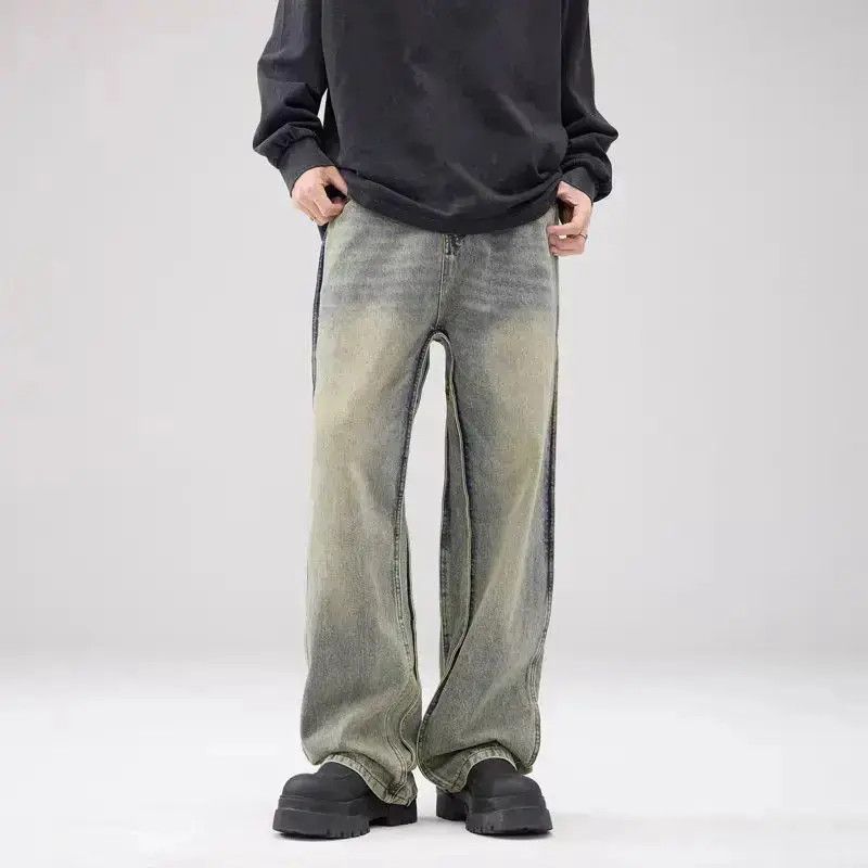 Japanese Brand American trend straight leg vintage cotton jeans Size US 30 / EU 46 - 1 Thumbnail