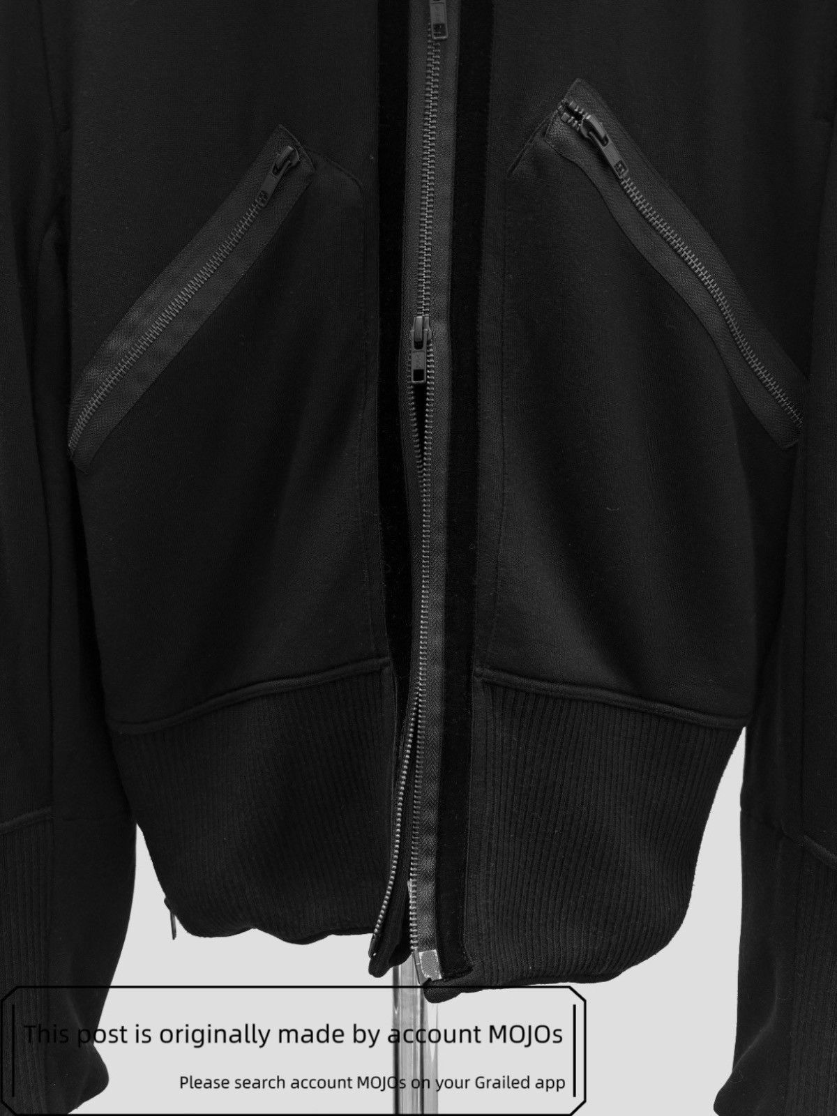 Ann Demeulemeester Sz M Ann Demeulemeester High Collar Zips Jacket mojos1145 Size US M / EU 48-50 / 2 - 7 Thumbnail