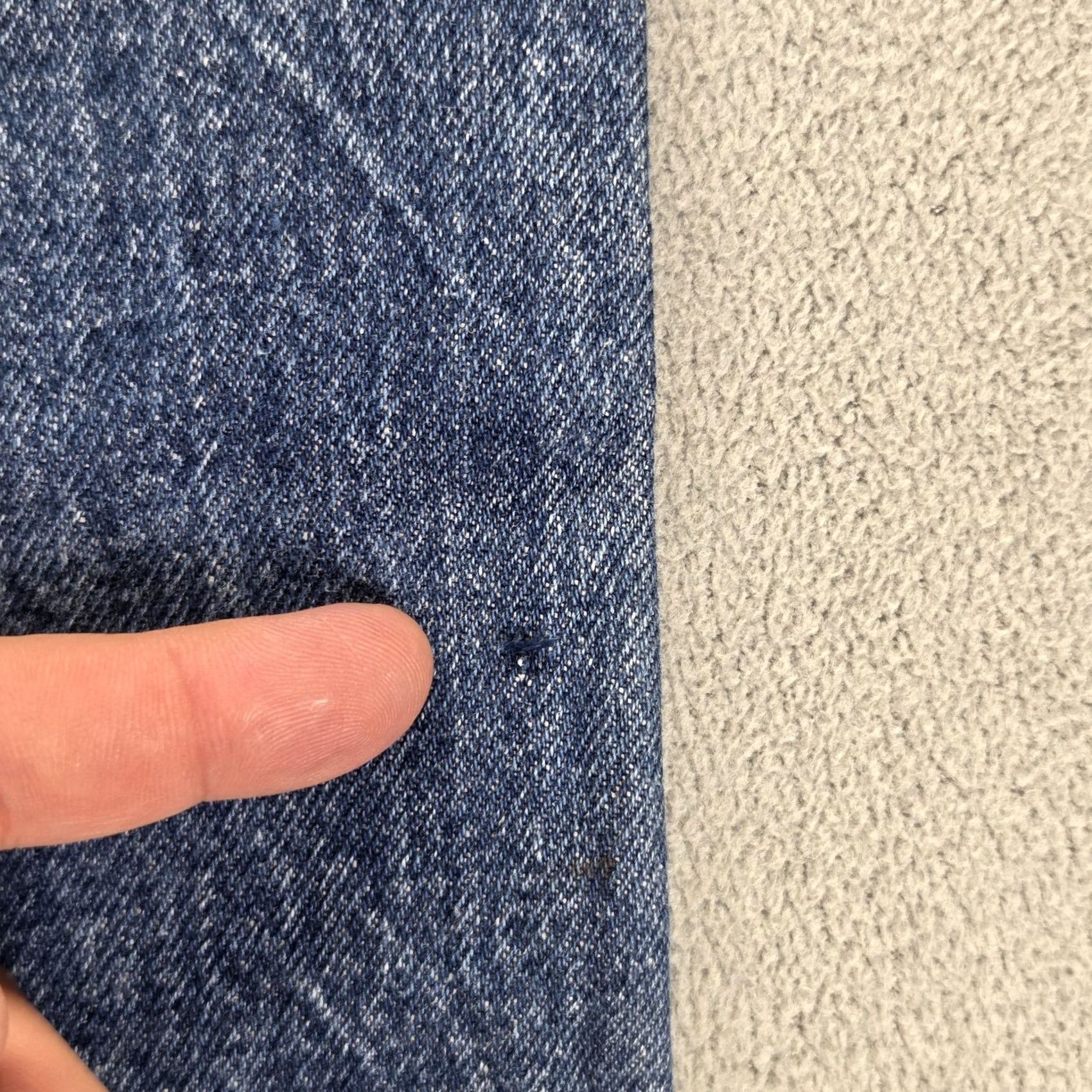 Levi's VTG Levi's 501 Jeans Mens Blue Regular 30x28 Distressed Denim 80s USA Made Button Pockets Logo Vintage Mens Size US 30 / EU 46 - 7 Thumbnail