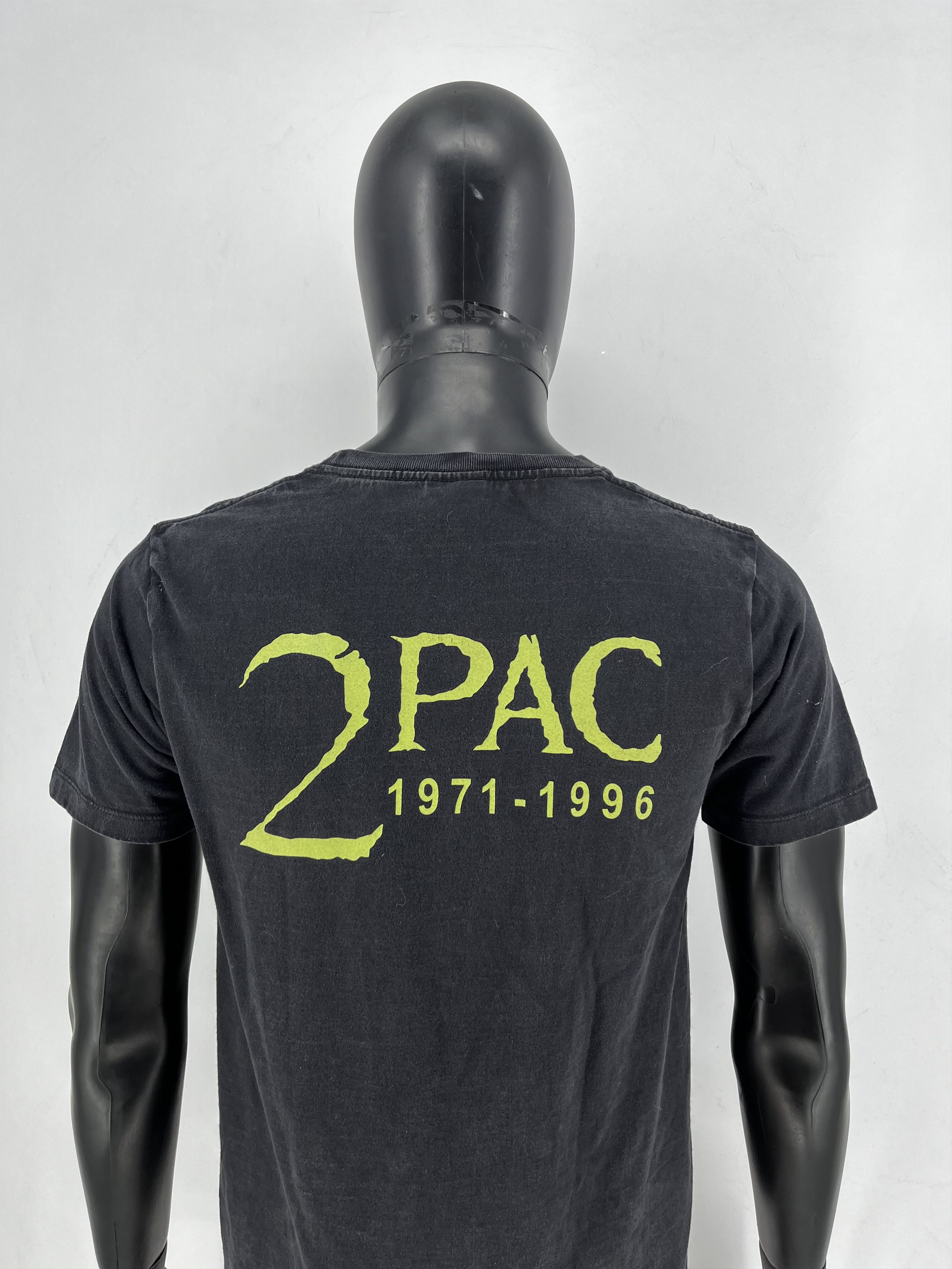 Band Tees Vintage 2Pac Tupac Shakur 1996 Men’s Black Double Sided Sz M Size US M / EU 48-50 / 2 - 10 Thumbnail