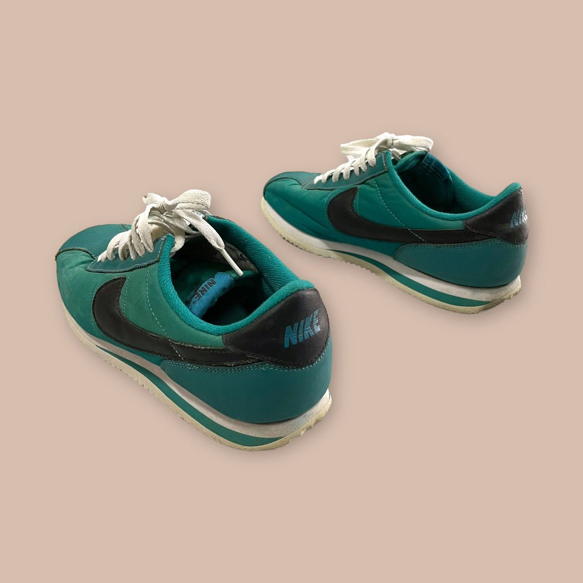 Nike Nike Classic Cortez Green Nylon Size US 8.5 / EU 41-42 - 3 Thumbnail