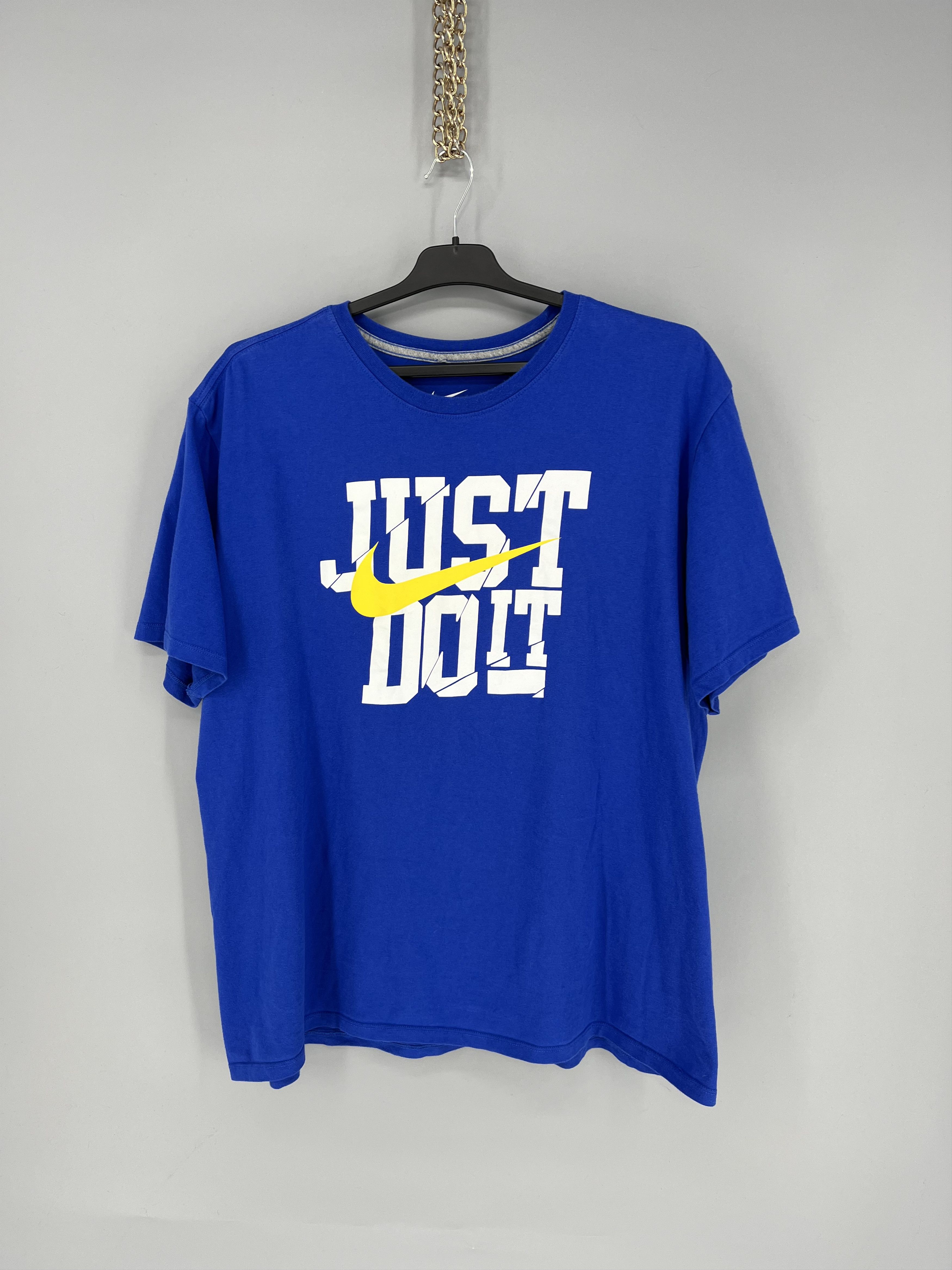 Nike × Vintage Vintage 90s NIKE JUST DO IT SWOOSH Tee Streetwear Y2K Style Size US XXL / EU 58 / 5 - 1 Thumbnail