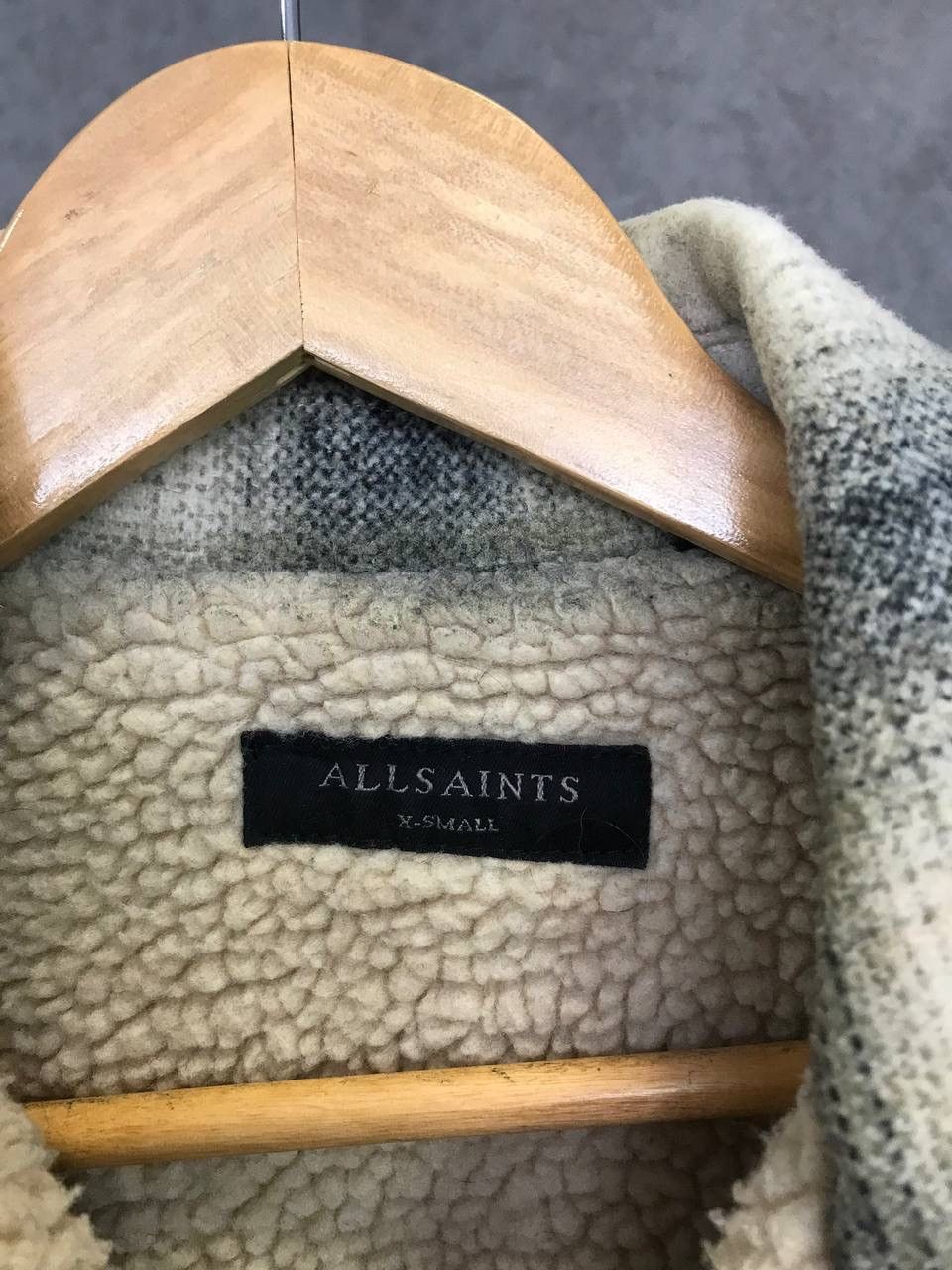 Allsaints Allsaints Sherpa flannel shirt Size US XS / EU 42 / 0 - 4 Thumbnail
