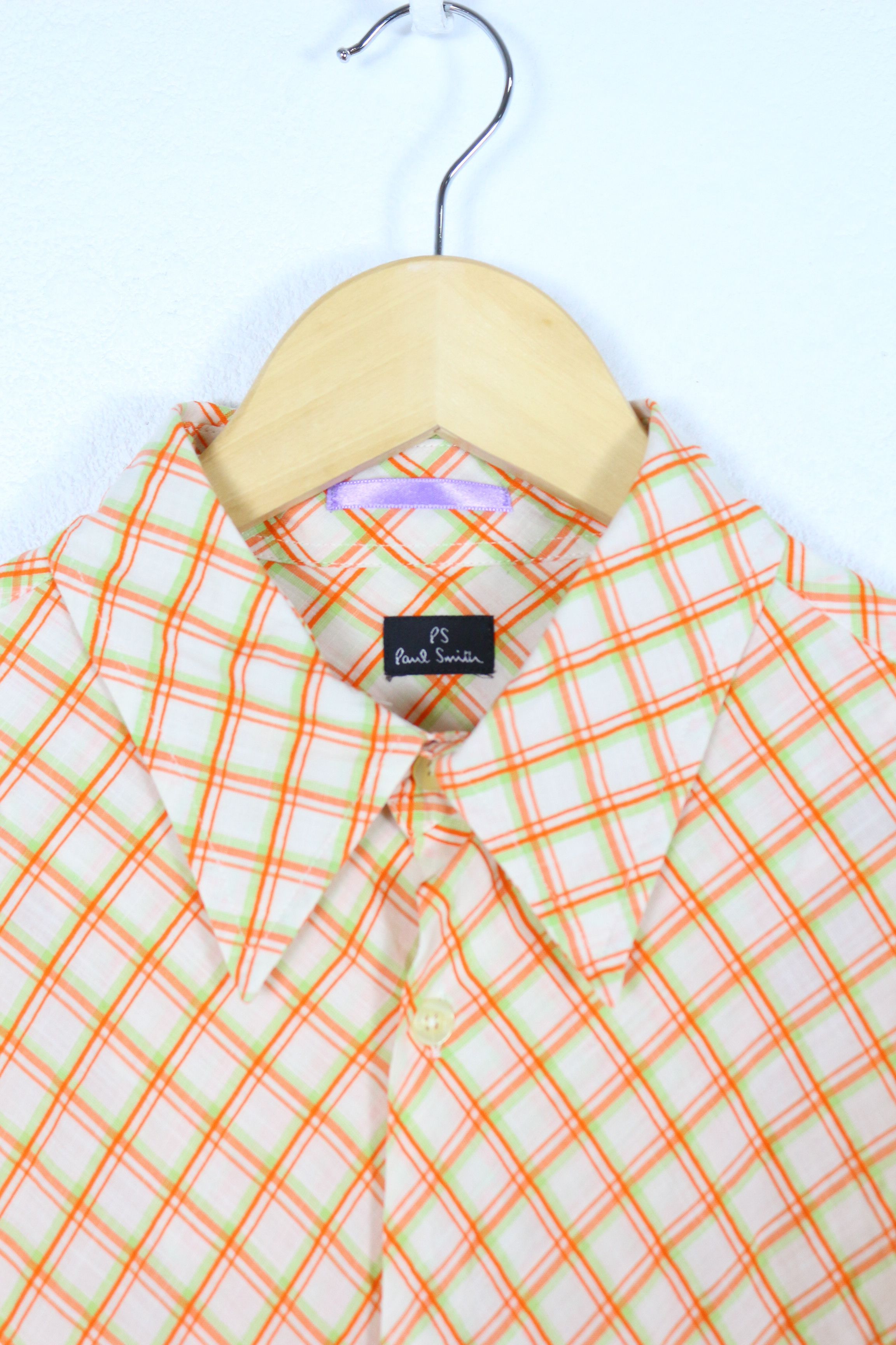 Paul Smith × Paul Smith Red Ear Paul Smith PS Geometry Check Heritage Formal Shirt Size US L / EU 52-54 / 3 - 2 Thumbnail