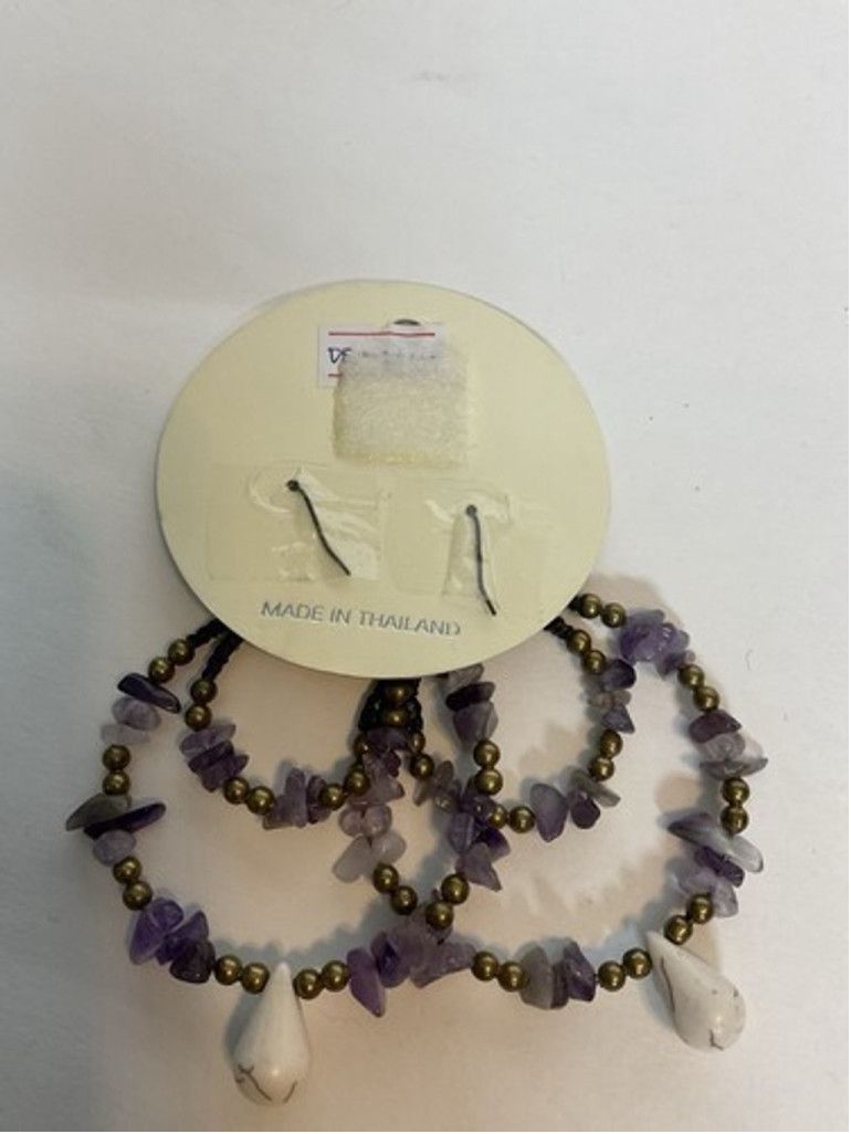 Other NWT Pannee Color Beaded Hoop Earrings Tone Dangle Drop 2.5" Size ONE SIZE - 2 Thumbnail