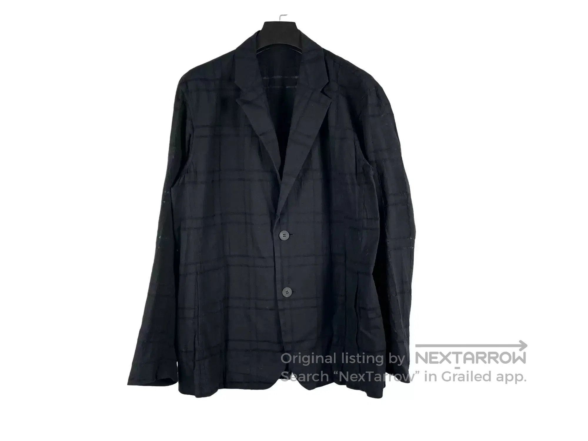 Issey Miyake Issey Miyake Plaid Structured Blazer. Size US XL / EU 56 / 4 - 1 Thumbnail