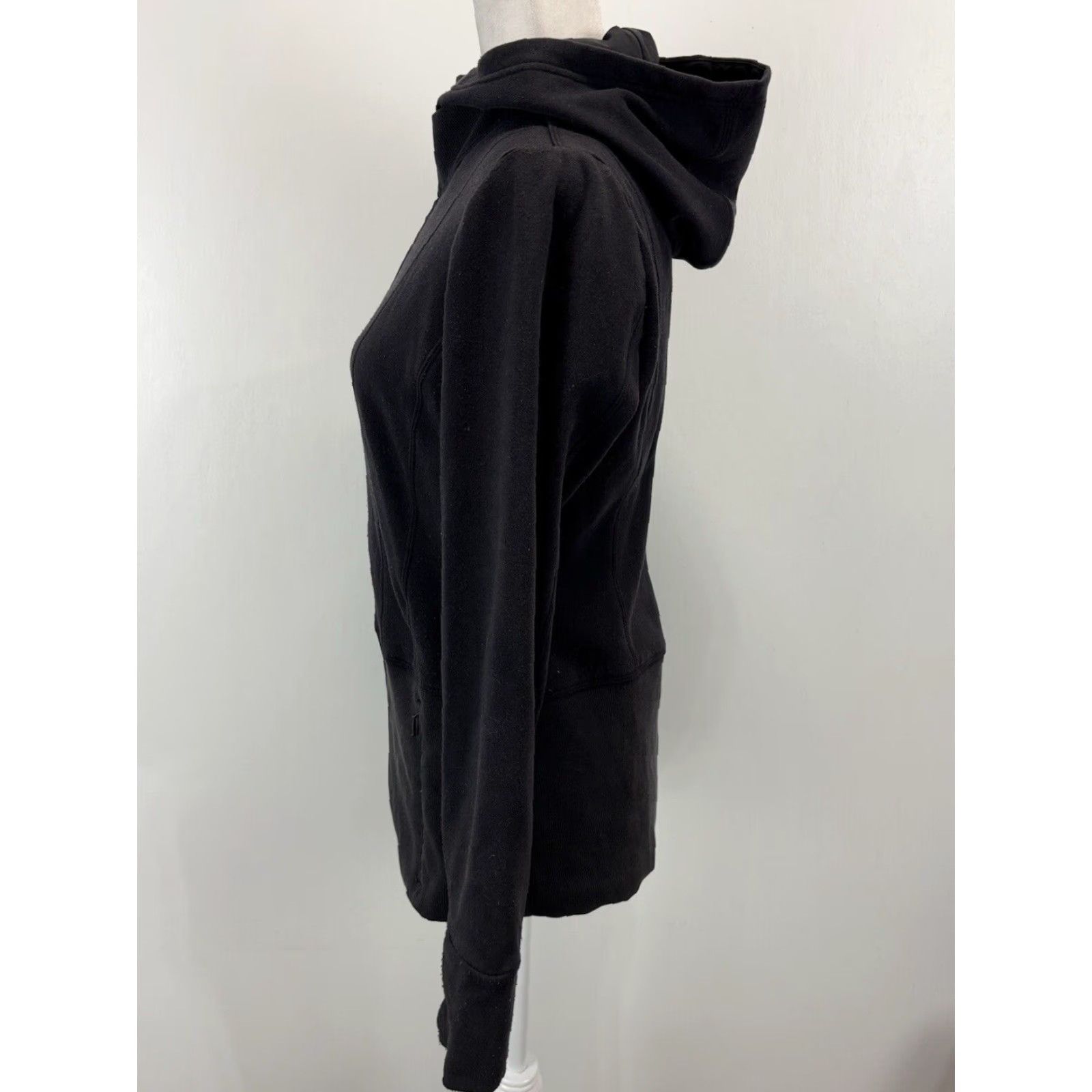 Athleta Athleta Hoodie Women Small Black Full Zip Pockets Athleisure Womens Size S / US 4 / IT 40 - 2 Thumbnail