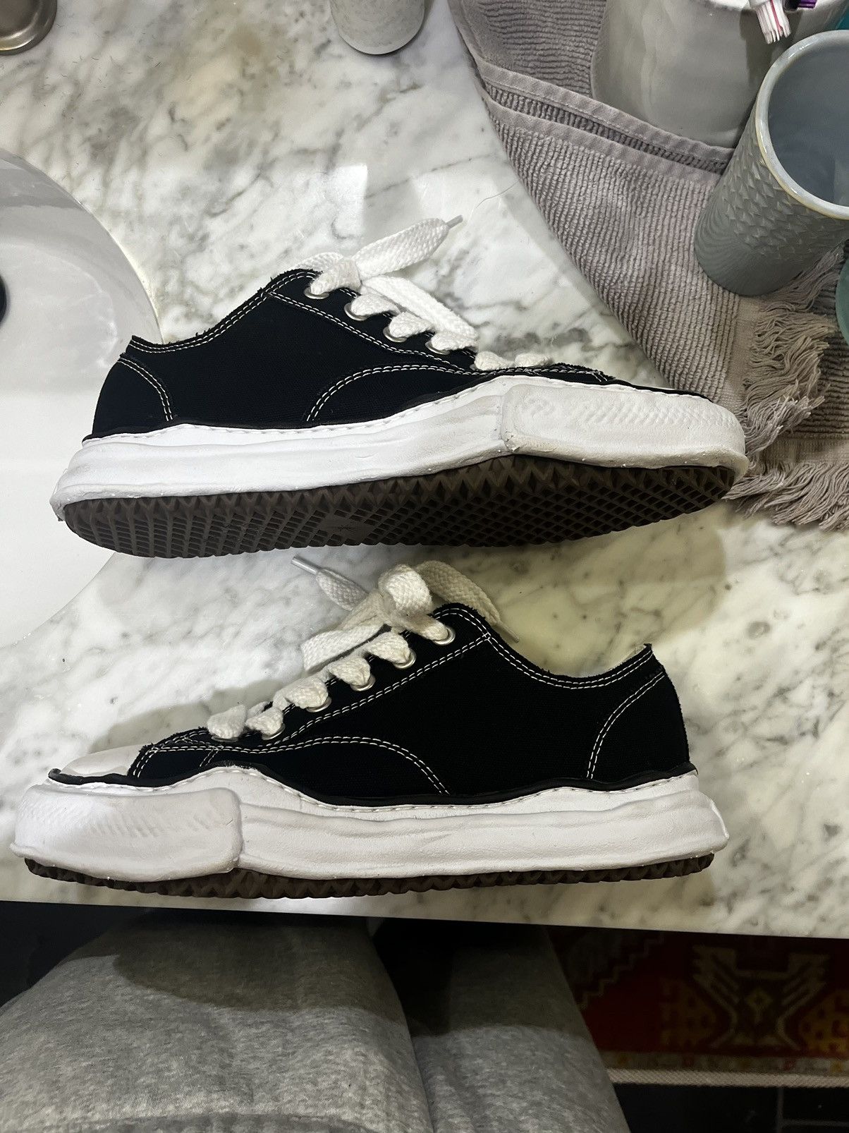 Maison MIHARA YASUHIRO Maison Mihara Yasuhiro Peterson OG Sole Canvas Low Size US 11 / EU 44 - 8 Thumbnail